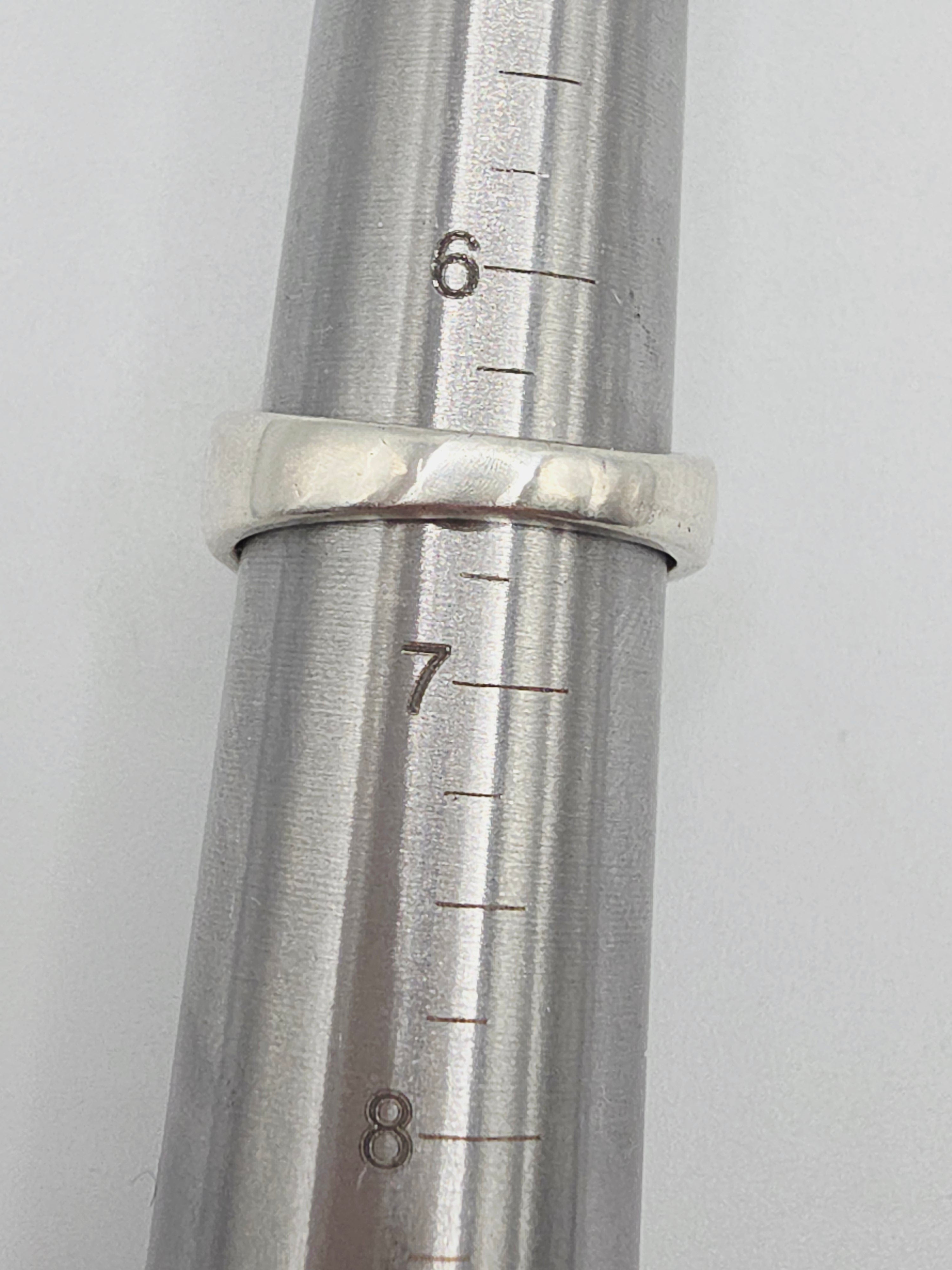 James Avery Beaded Dome Ring in Sterling Silver & 14K Gold - RETIRED - Size 6.5