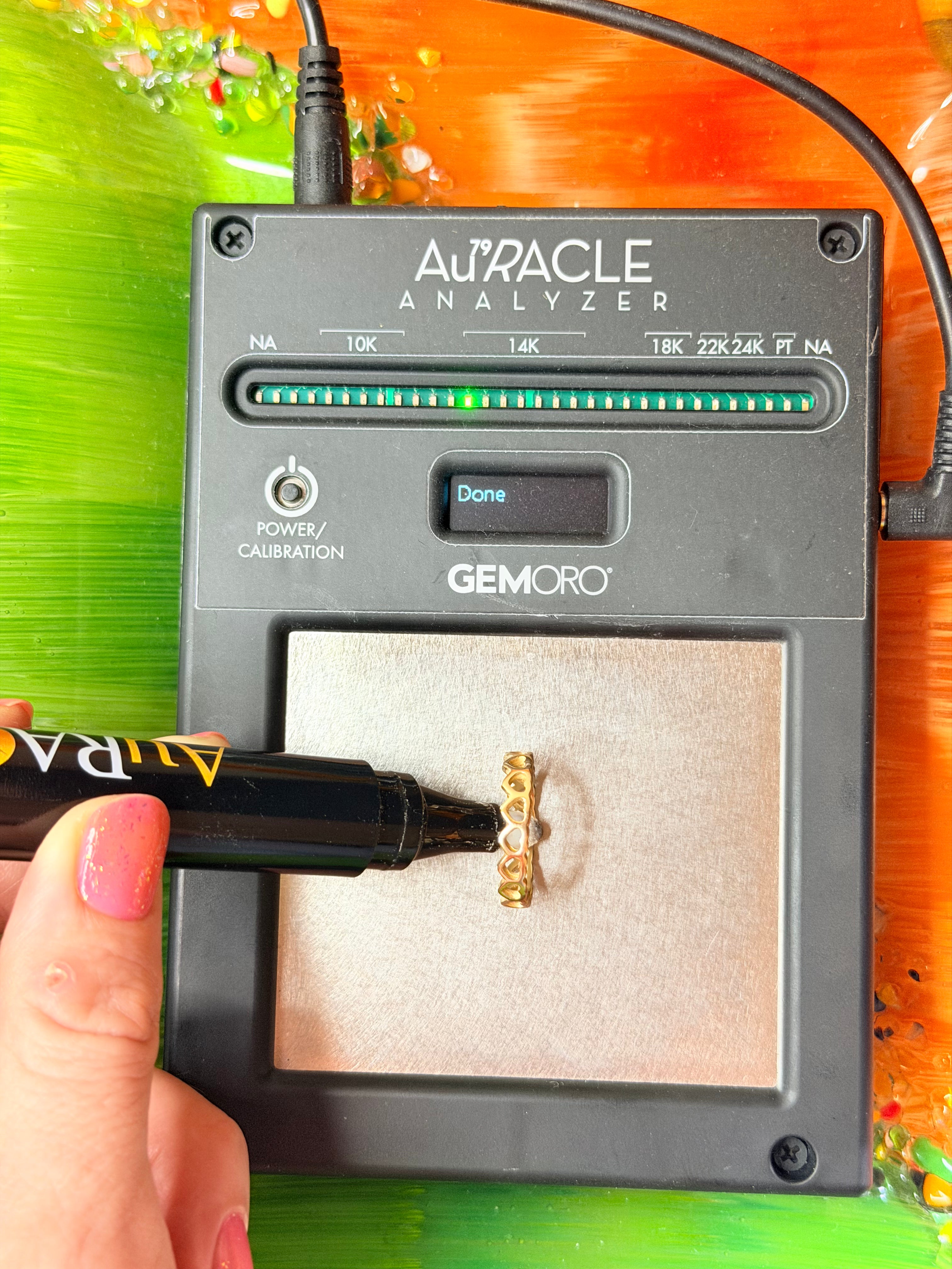 James Avery Solid 14K Yellow Gold Heart Band Ring Size 10