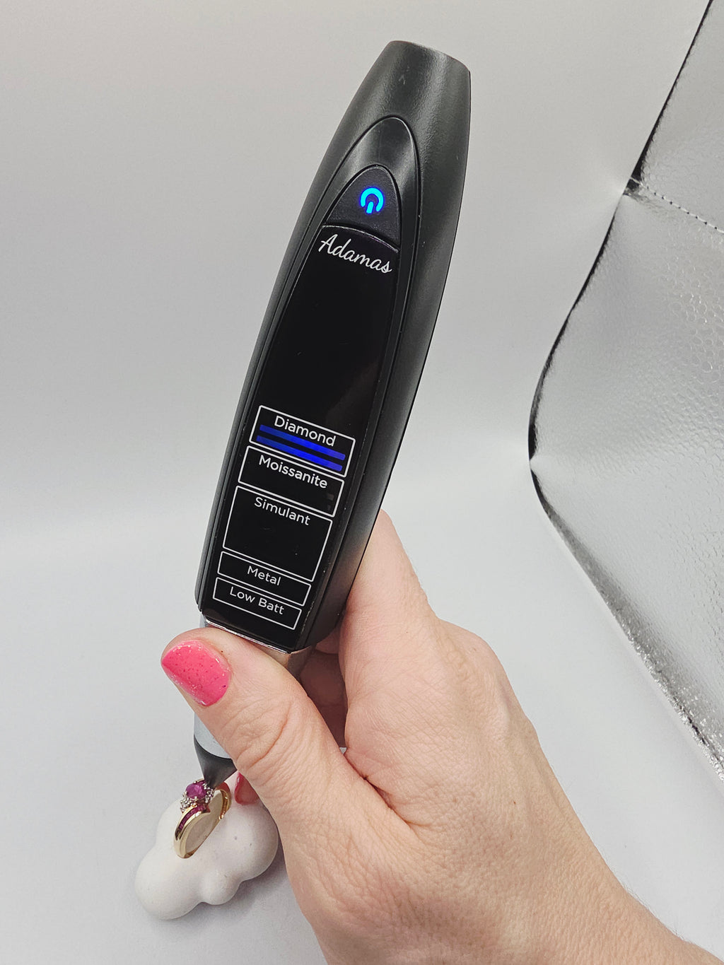 Solid 10K Yellow Gold Ring with Oval-Cut Ruby and Ruby & Diamond Accents - Size 7