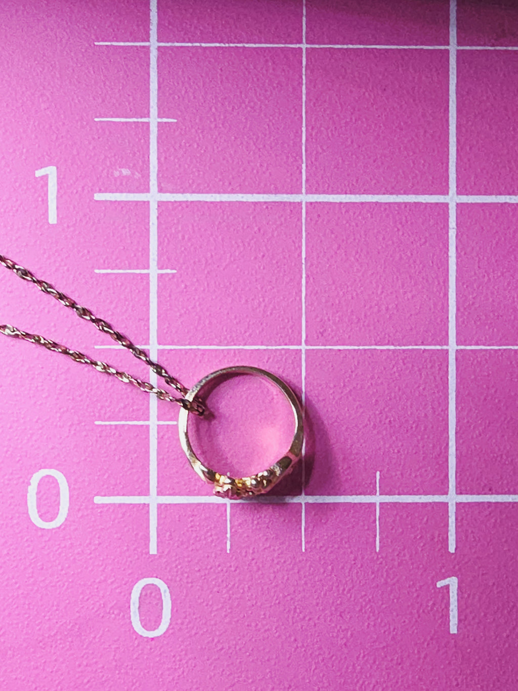 Black Hills Solid 14K Gold Floral Ring Pendant with Free 18" GF Necklace