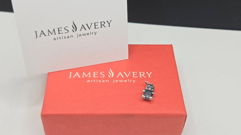 RETIRED James Avery Teddy Bear Charm Pendant