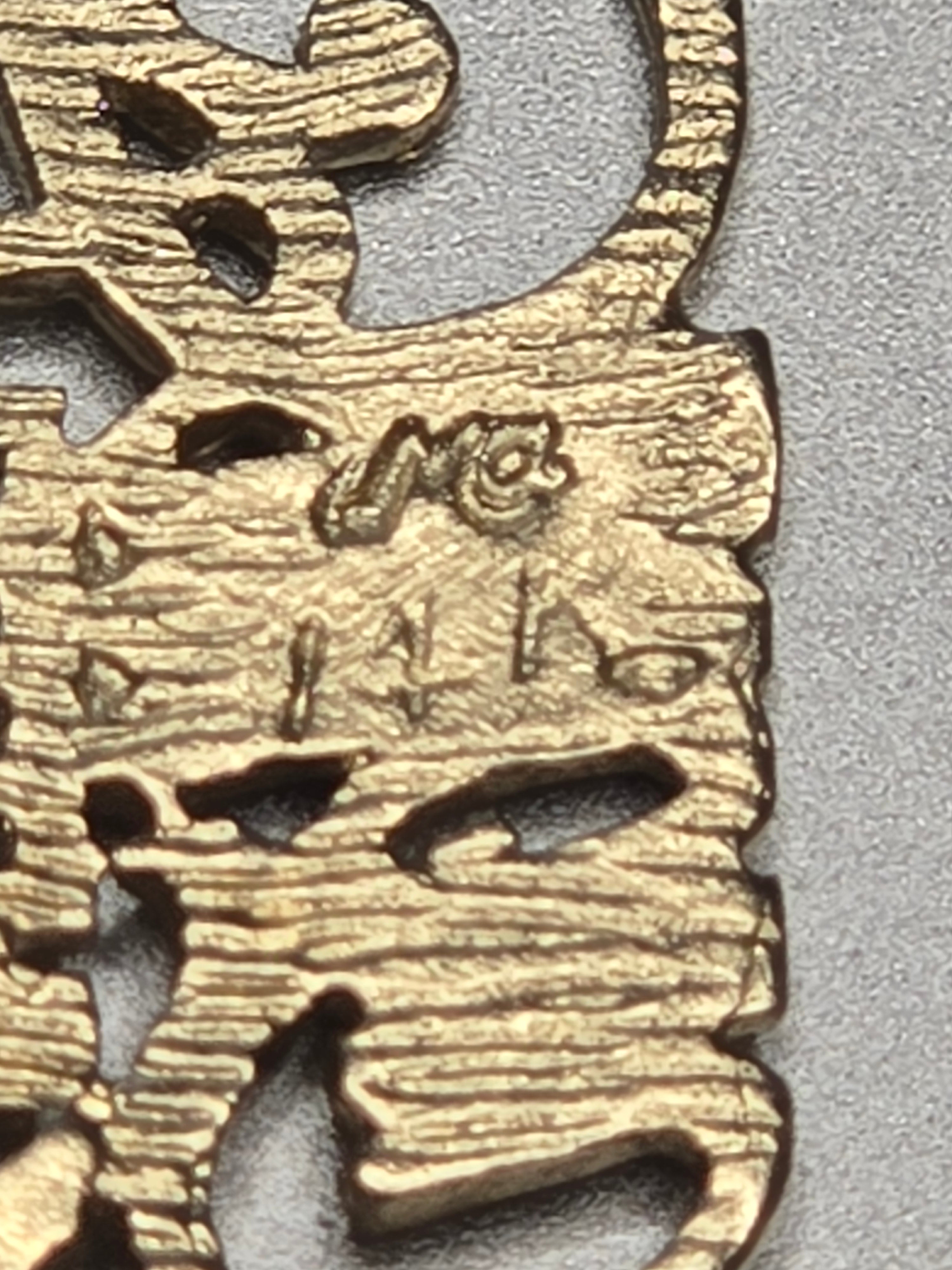 Michael Anthony Solid 14K Yellow Gold Special Mom Mothers Day Pendant