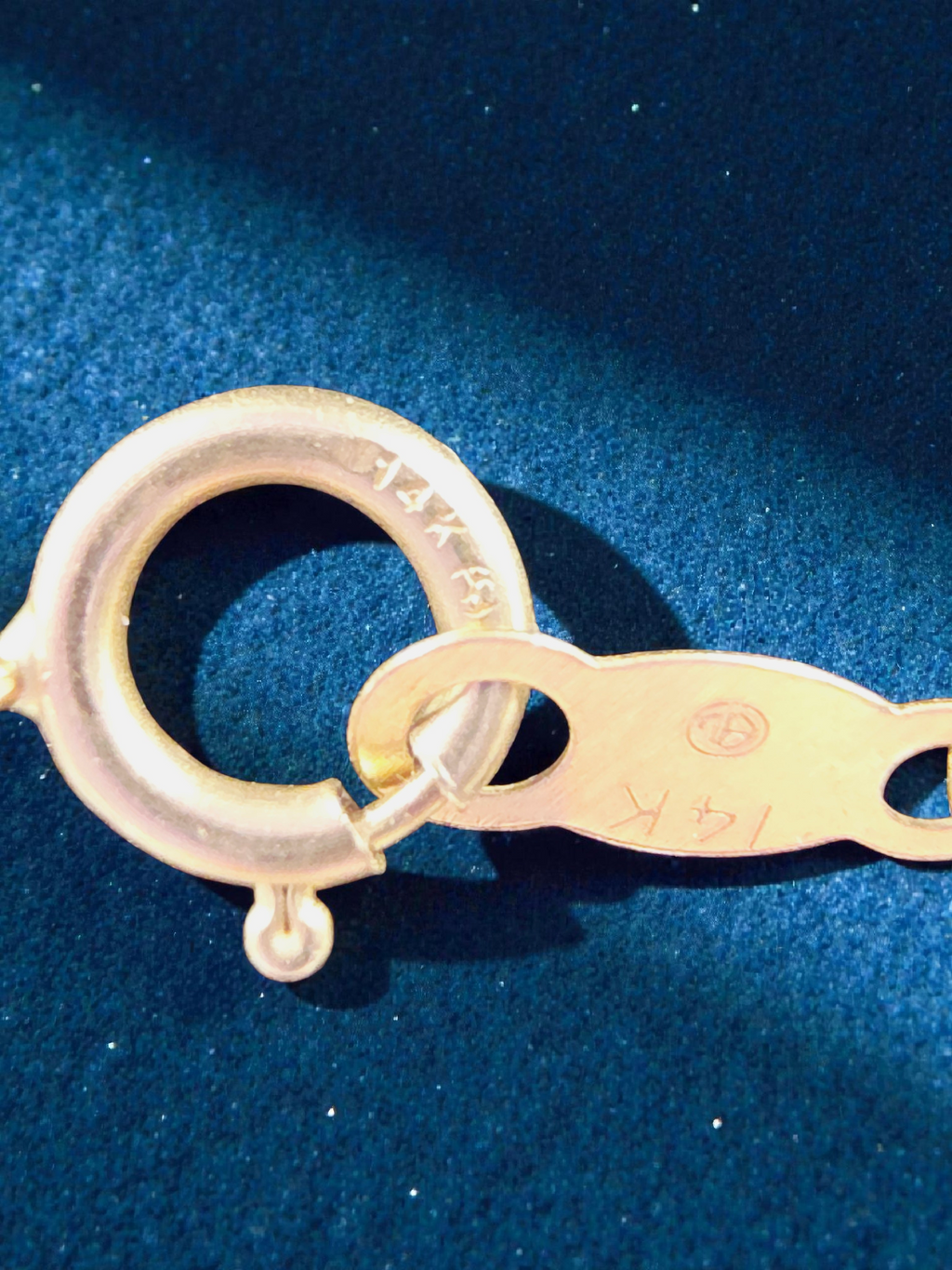 Solid 14K Yellow Gold Chain Necklace with Floral Pearl Accents - 15 Inches