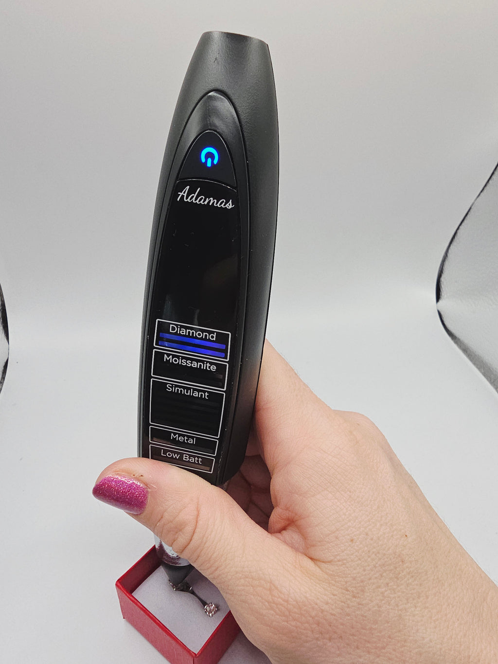 Solid 14K White Gold Diamond Stud Earrings with Screwbacks