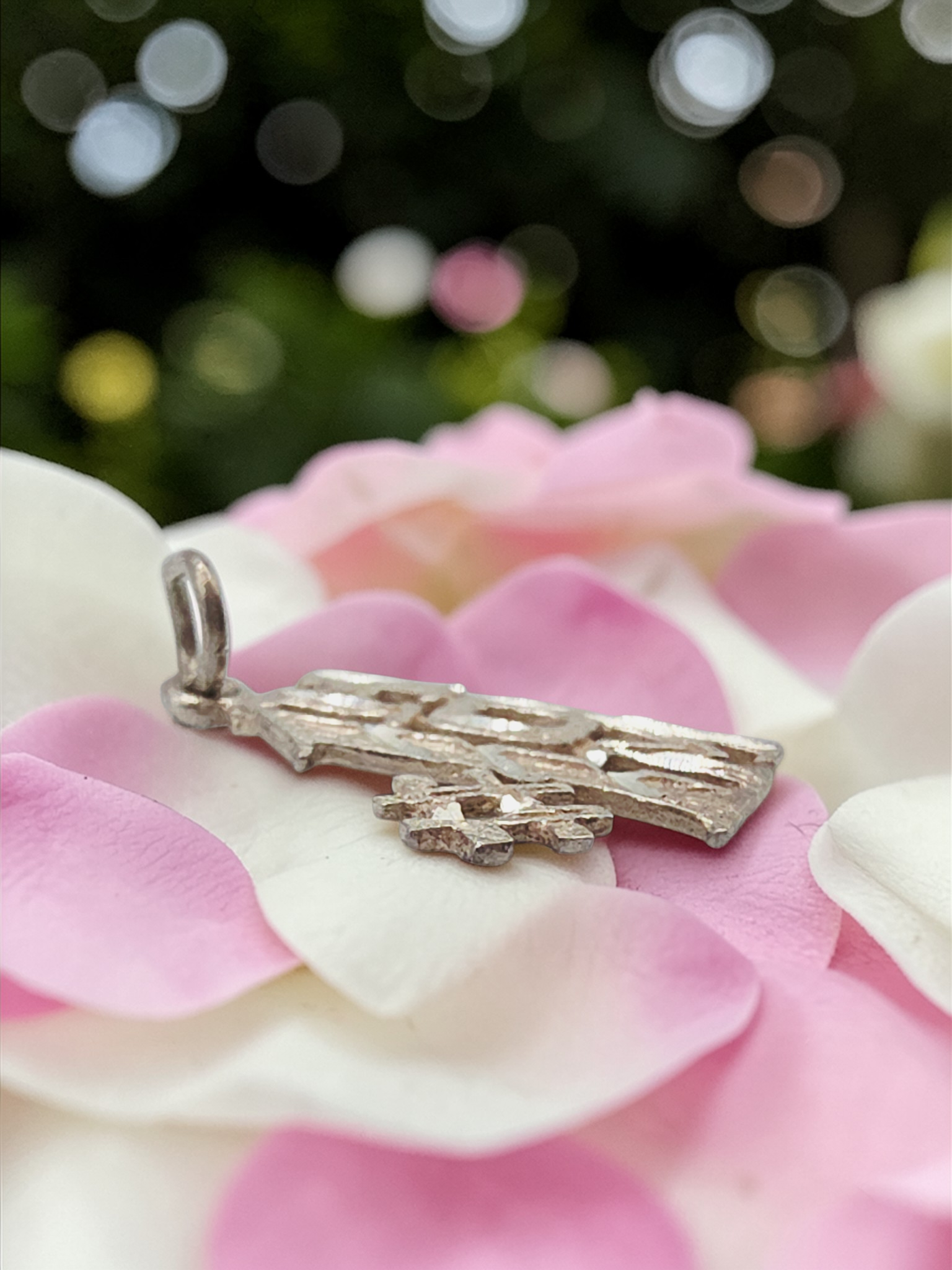 925 Sterling Silver #1 Mom Charm Pendant