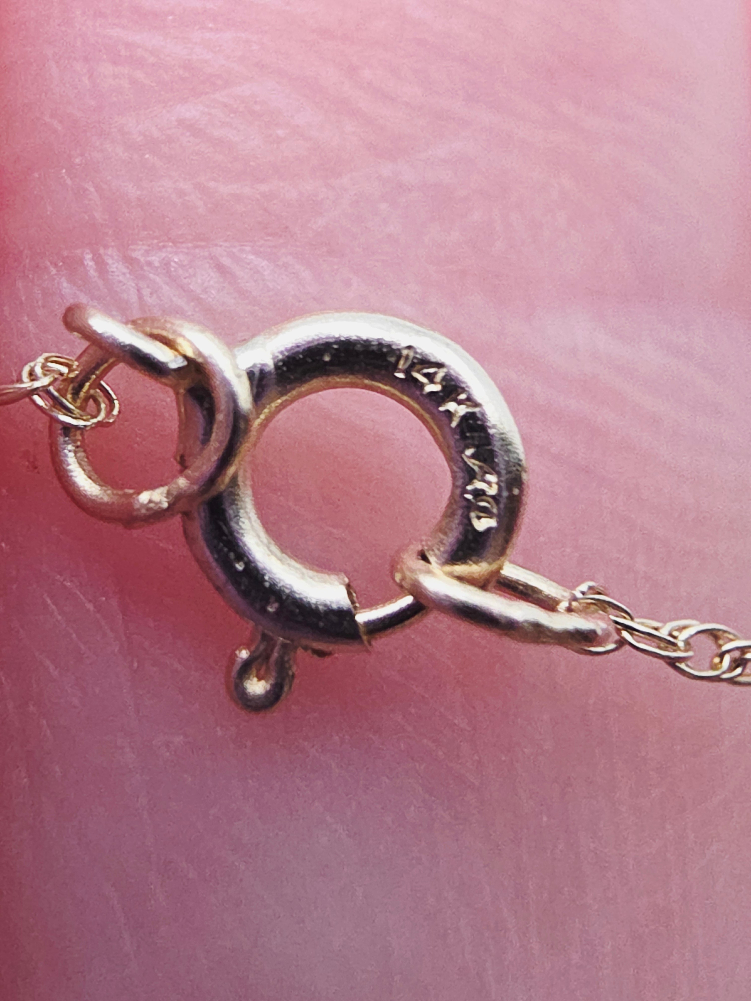 Michael Anthony Solid 14K Gold Filigree Heart Pendant Necklace - 18 Inches