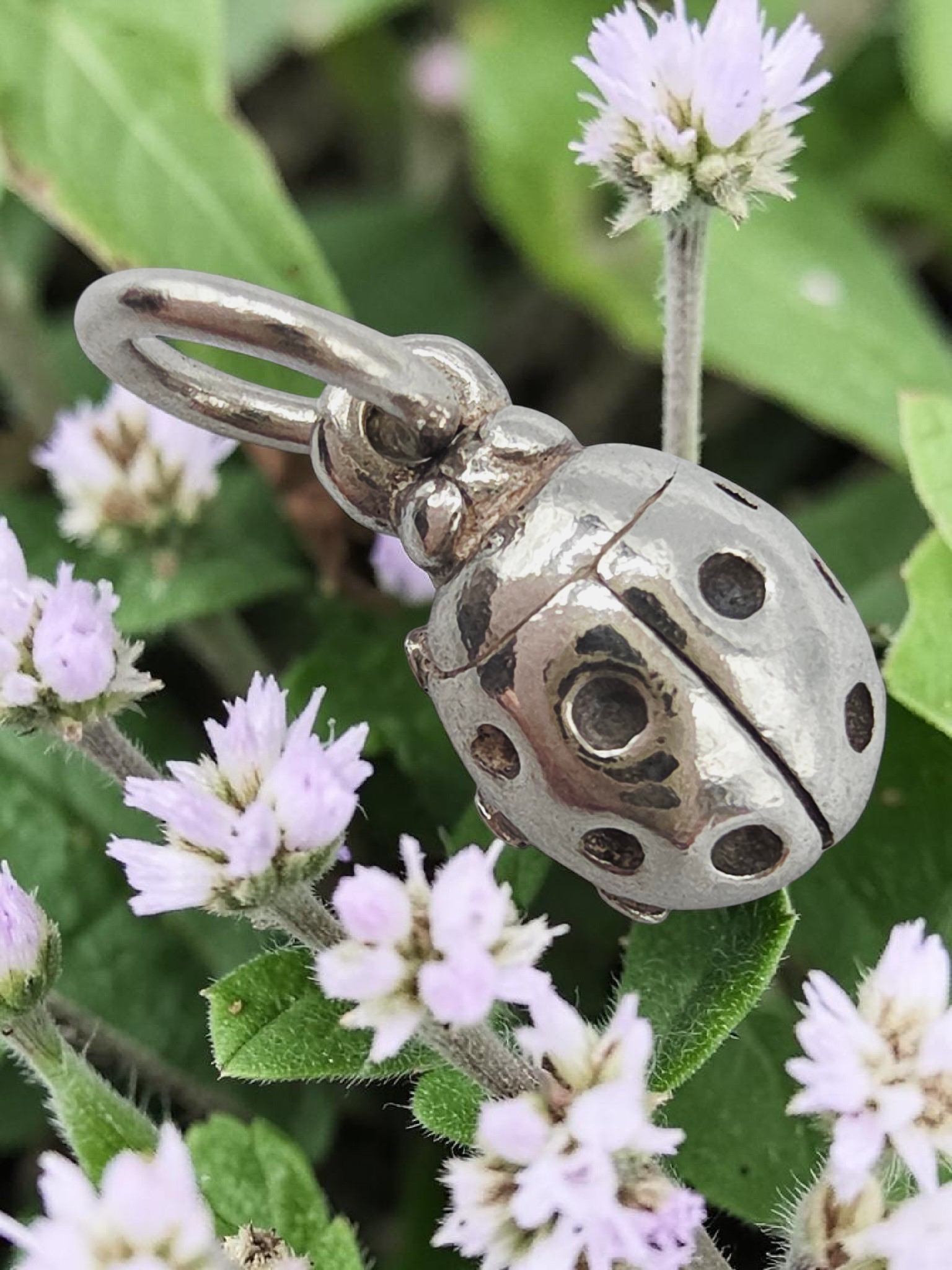James Avery Sterling Silver Tiny Ladybug Insect Charm