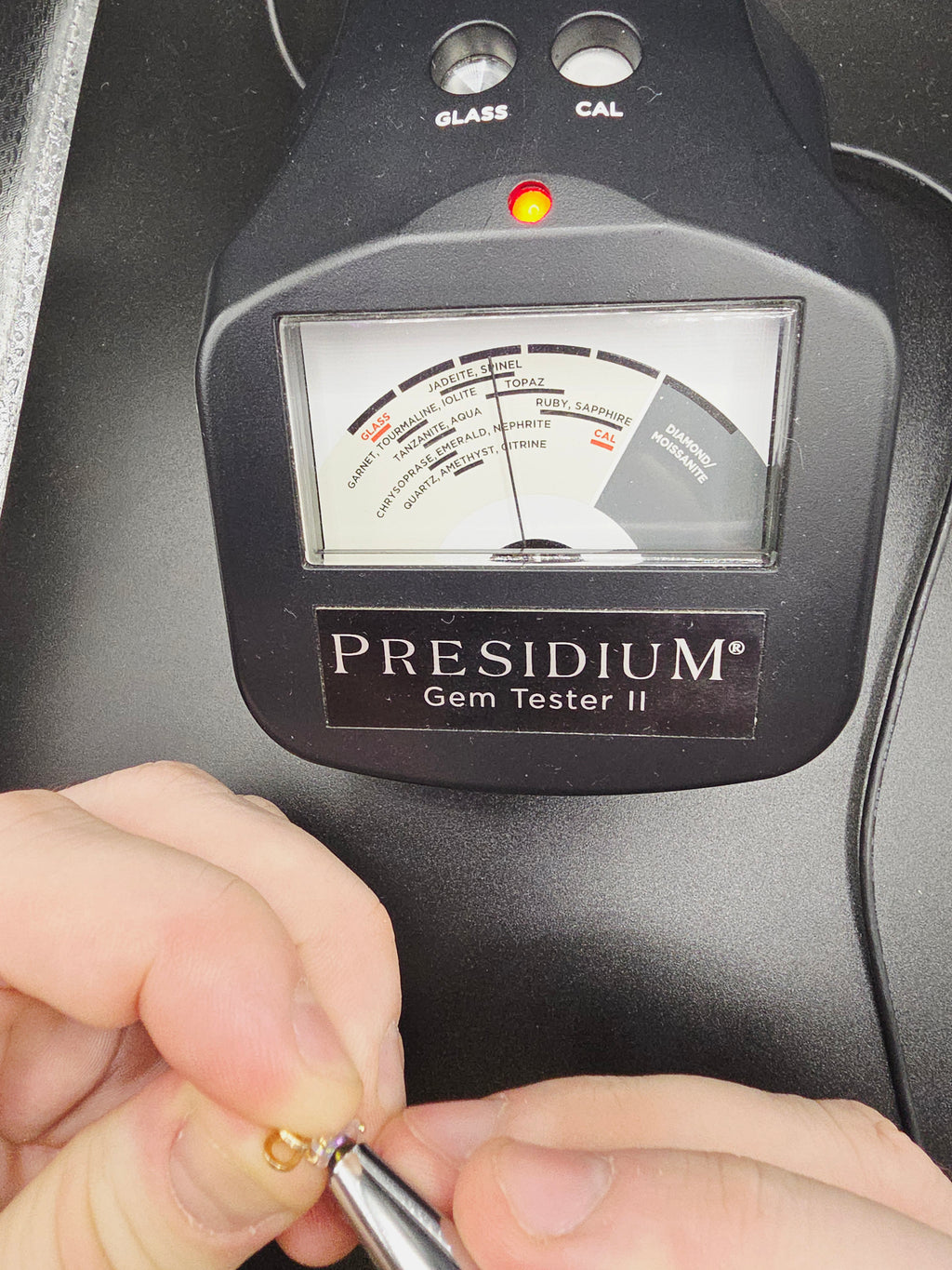 Solid 10K Yellow Gold Pendant with Pear Cut Rainbow Gemstone