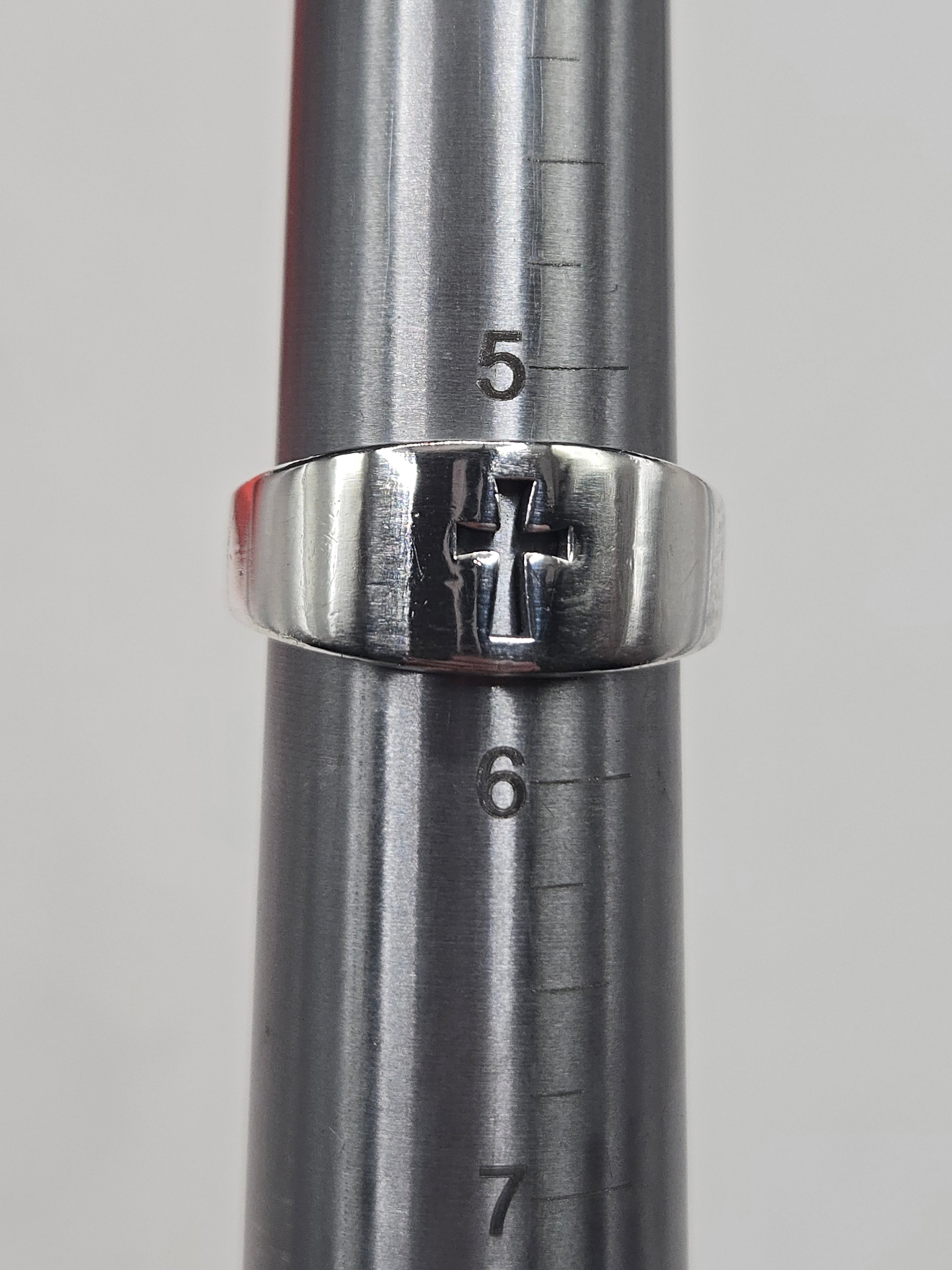 James Avery 925 Sterling Silver Narrow Crosslet Cross Ring Size 5.5