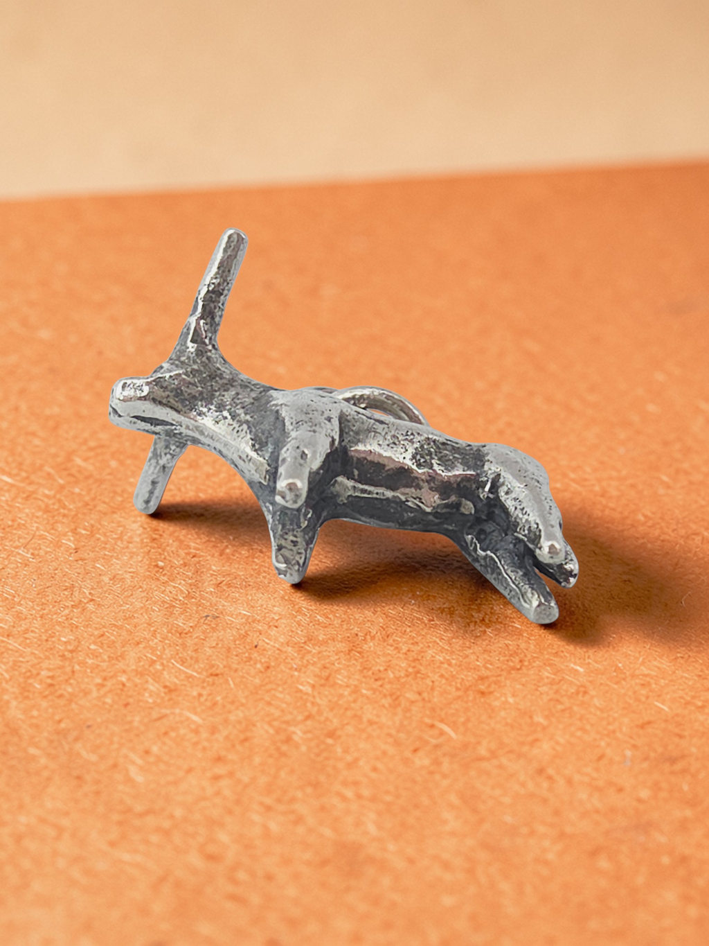 RETIRED James Avery 3D Texas Longhorn Bull Cow Sterling Silver Charm Pendant HTF