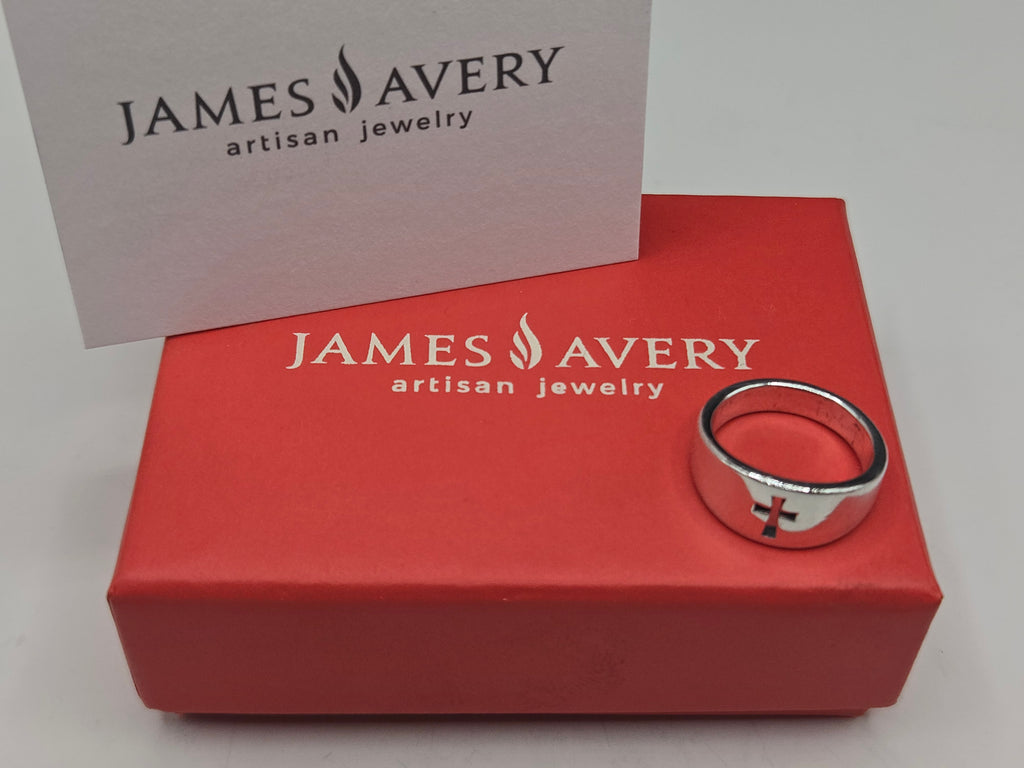 James Avery 925 Sterling Silver Narrow Crosslet Cross Ring Size 5.5
