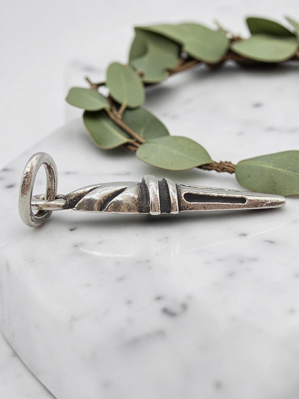 RETIRED James Avery Sterling Silver Olympic Torch Charm Pendant - UNCUT