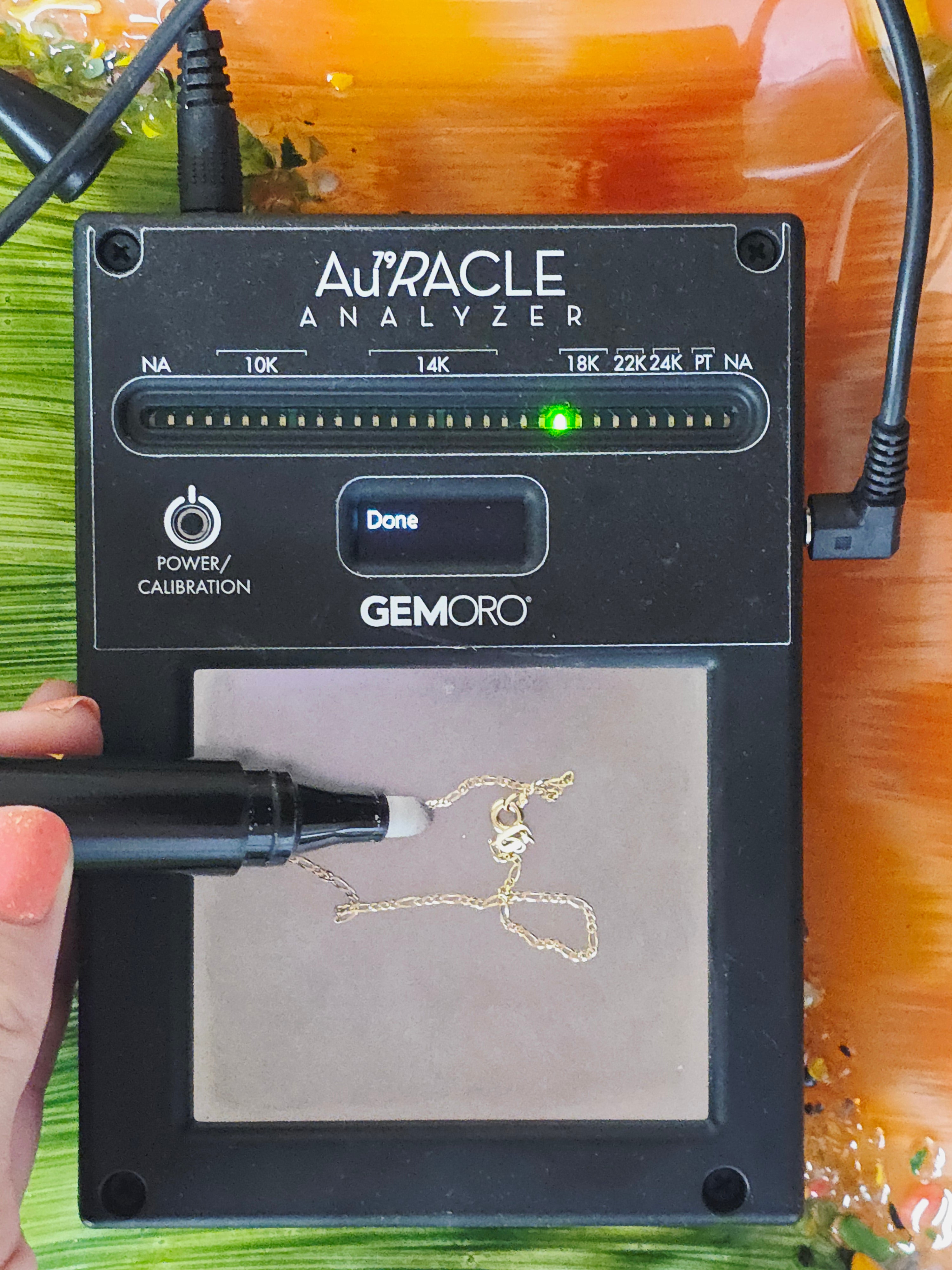 Solid 18K Yellow Gold Figaro Link Bracelet 7.25 Inches