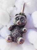 RETIRED James Avery Teddy Bear Charm Pendant - UNCUT Loop