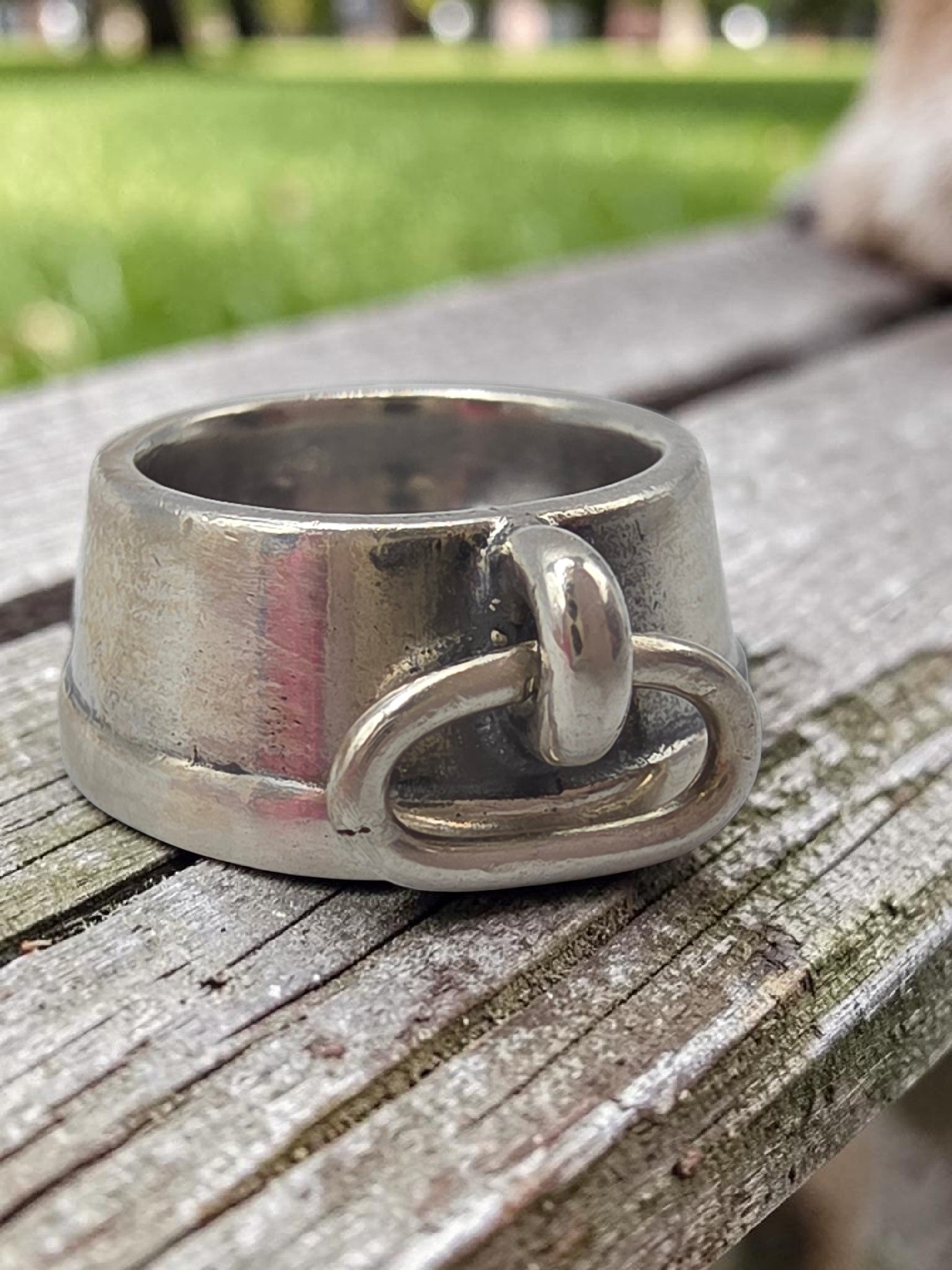 Retired James Avery Dog or Cat Pet Food Bowl 925 Sterling Silver Charm