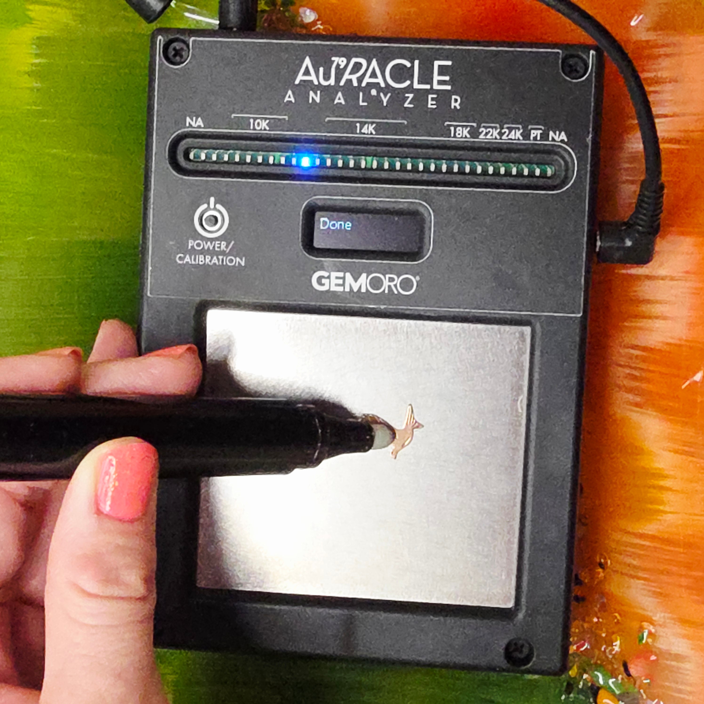 Solid Two-Tone 12K Gold Dove Necklace Pendant