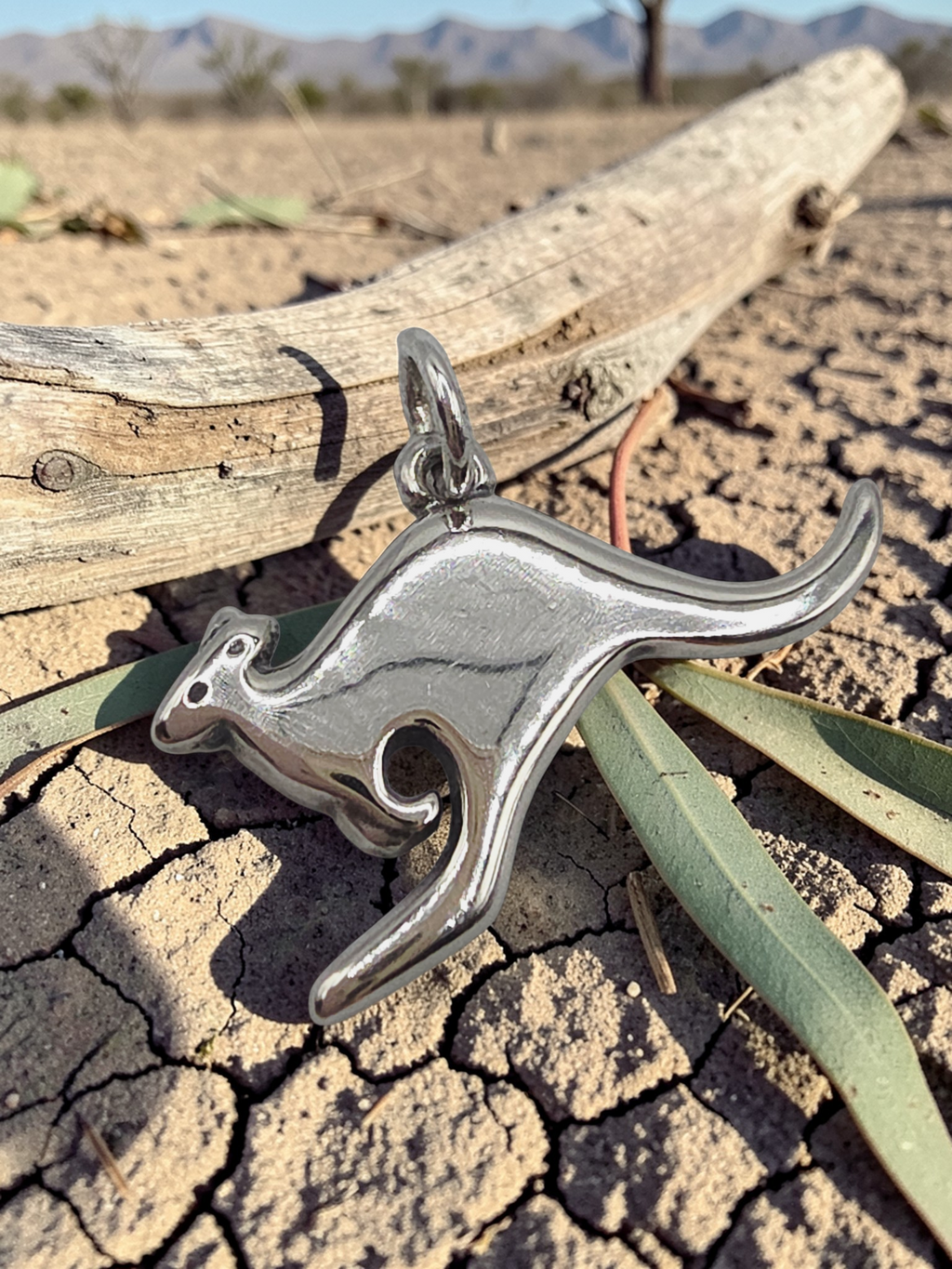 RETIRED James Avery Kangaroo Sterling Silver Charm Pendant - RARE HTF