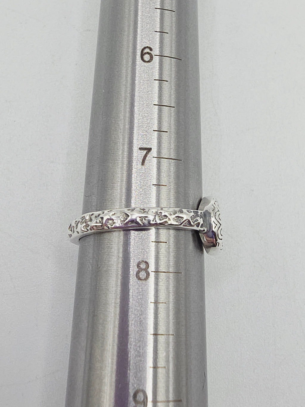 James Avery Starry Night 925 Sterling Silver Moon Ring – Size 7.5