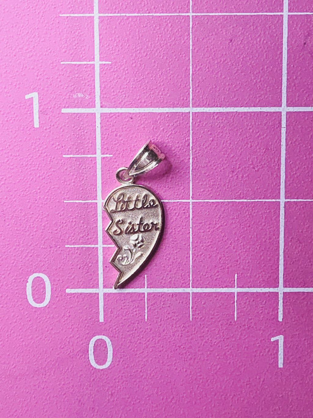 Michael Anthony Solid 14K Yellow Gold Little Sister Necklace Pendant