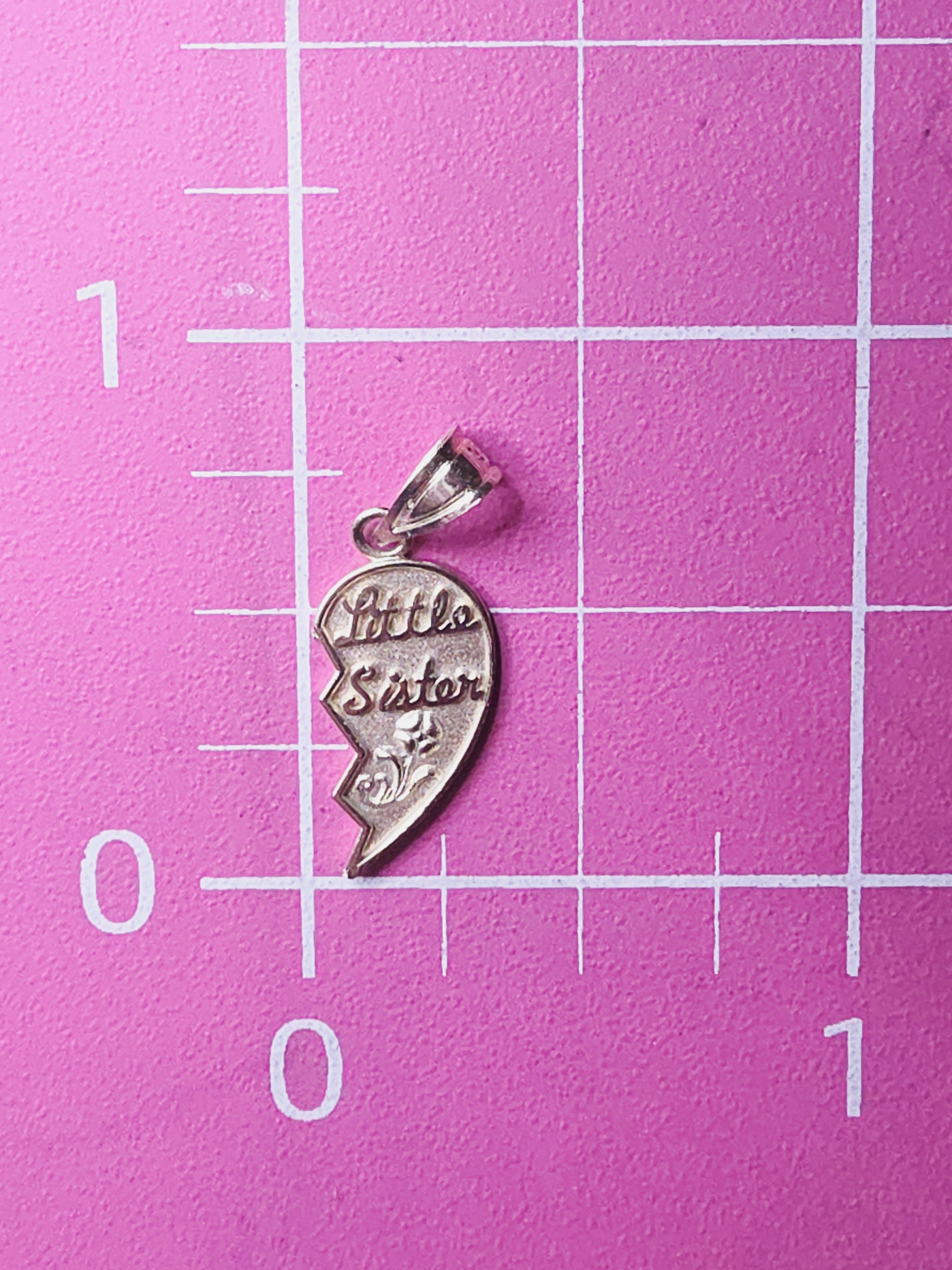 Michael Anthony Solid 14K Yellow Gold Little Sister Necklace Pendant