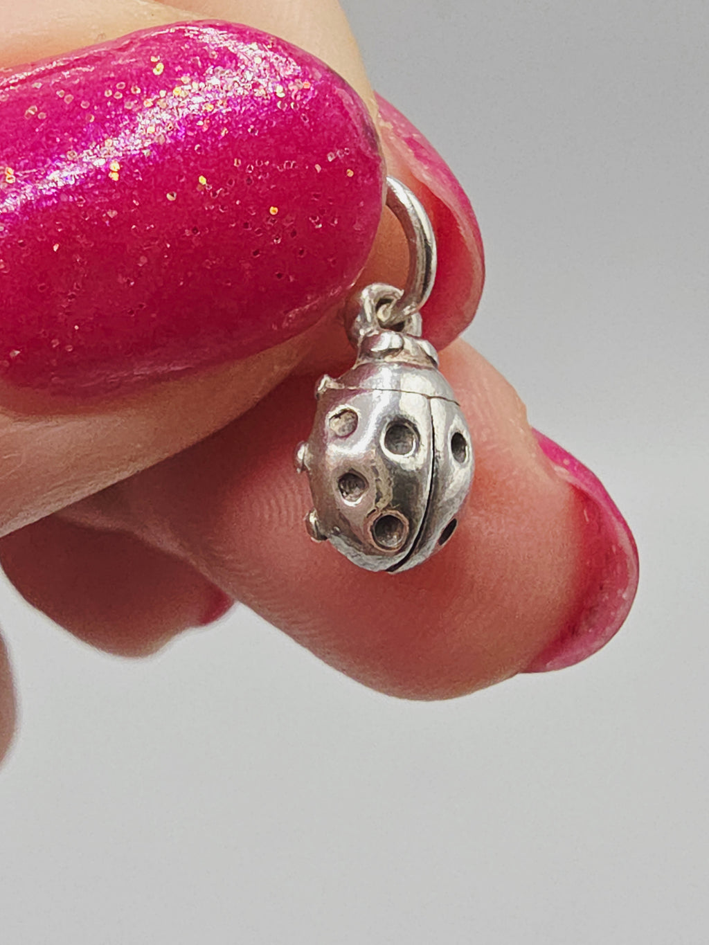 James Avery Sterling Silver Tiny Ladybug Insect Charm