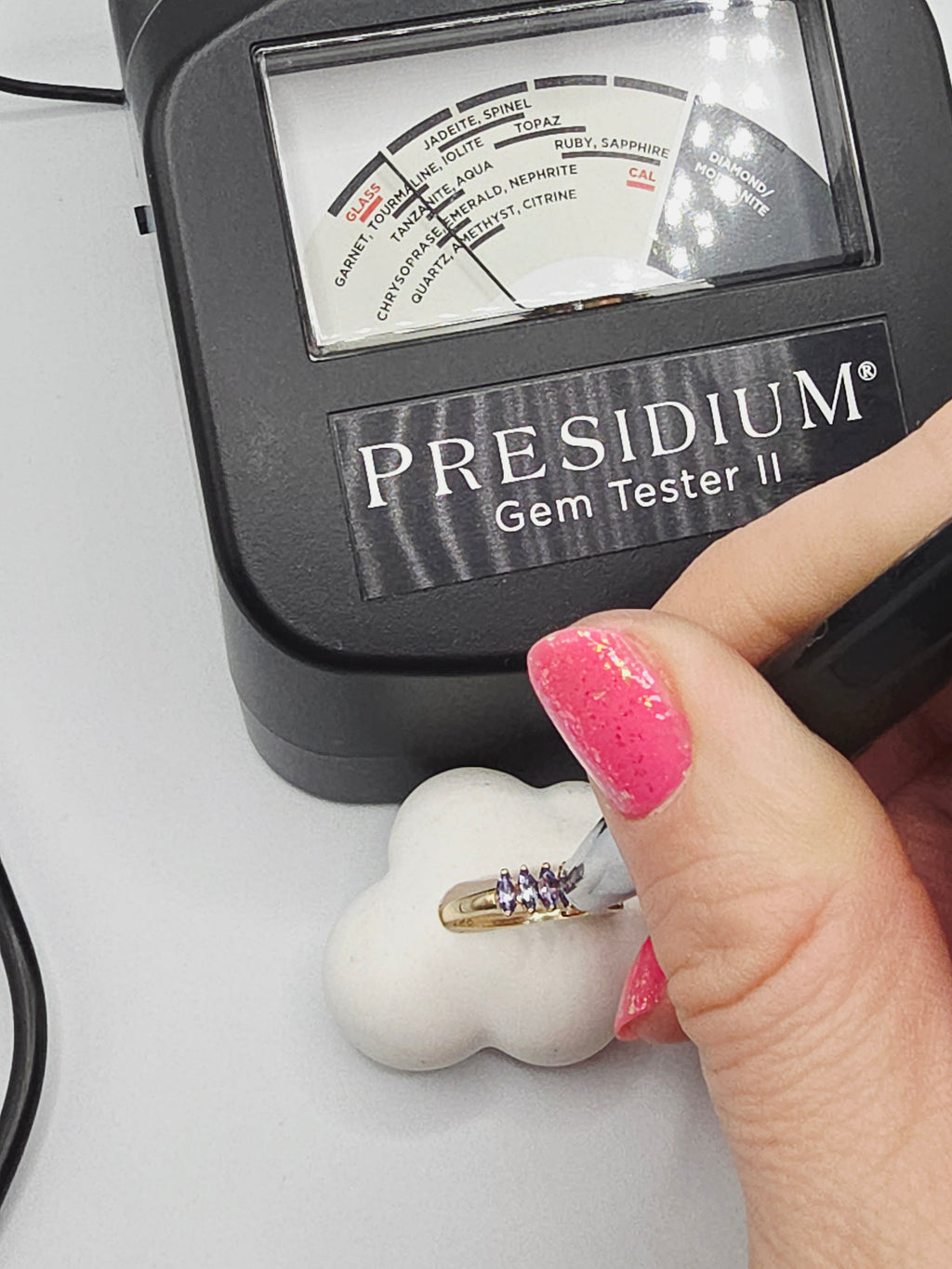 Solid 10K Yellow Gold Ring with Marquise Cut Tanzanite Cluster - Size 6