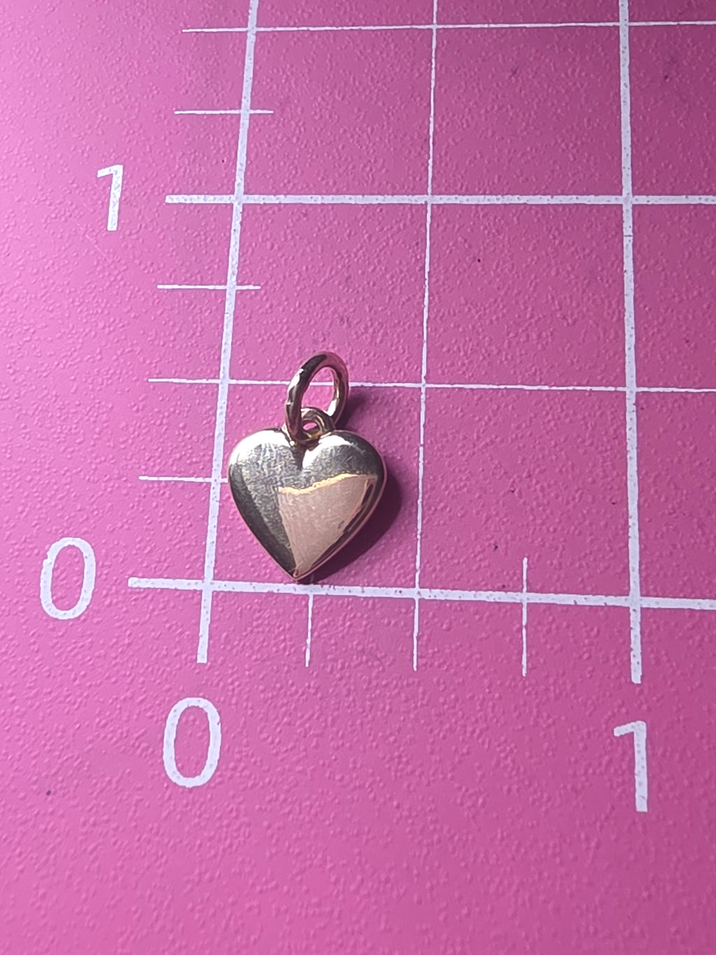 James Avery Solid 14K Yellow Gold Heart Charm Pendant