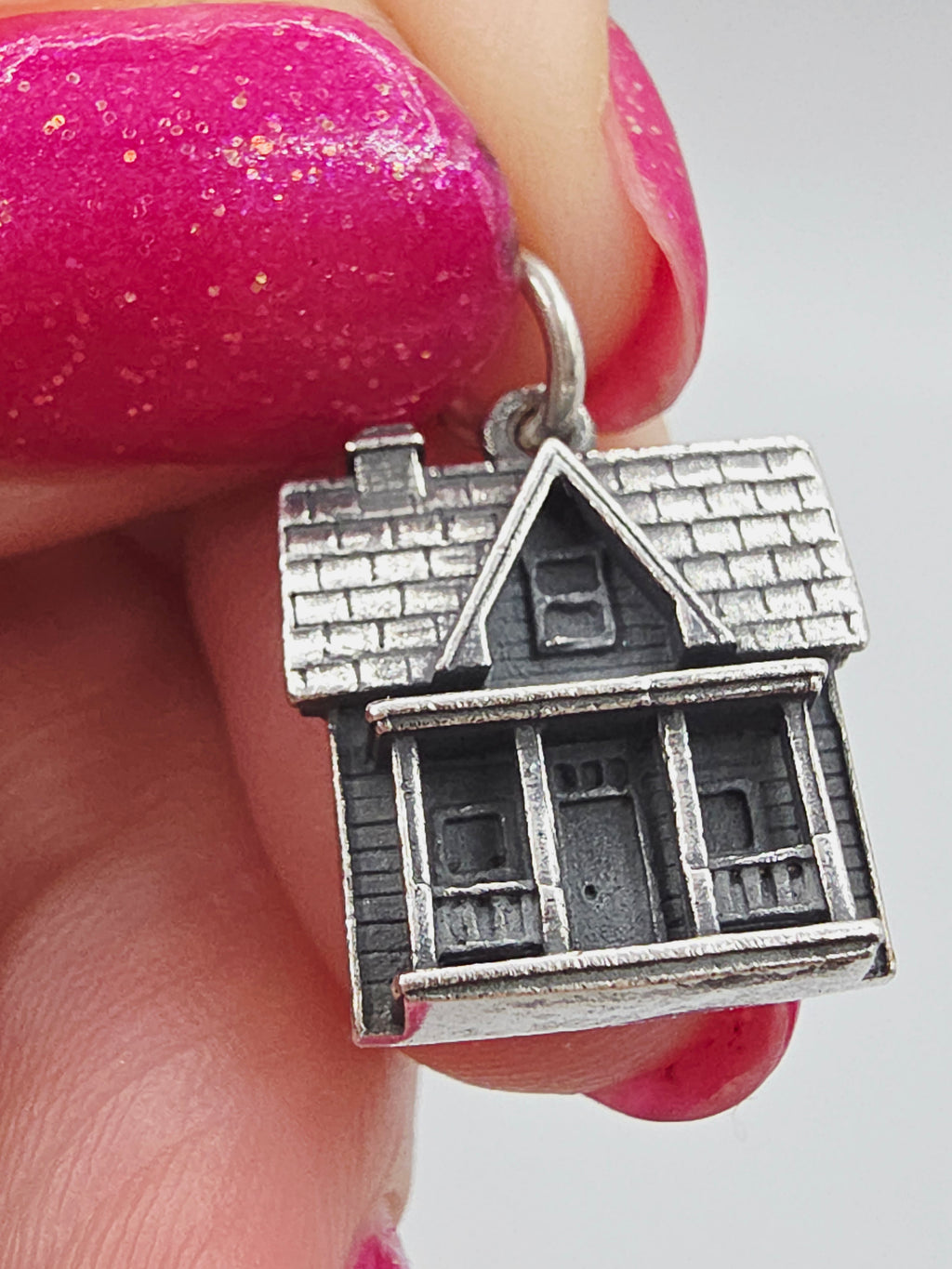 James Avery Sterling Silver Home Sweet Home House Charm - RETIRED