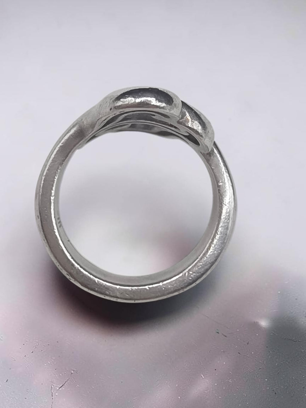 James Avery Sterling Silver Heart to Heart Open Double Heart Ring - Size 5