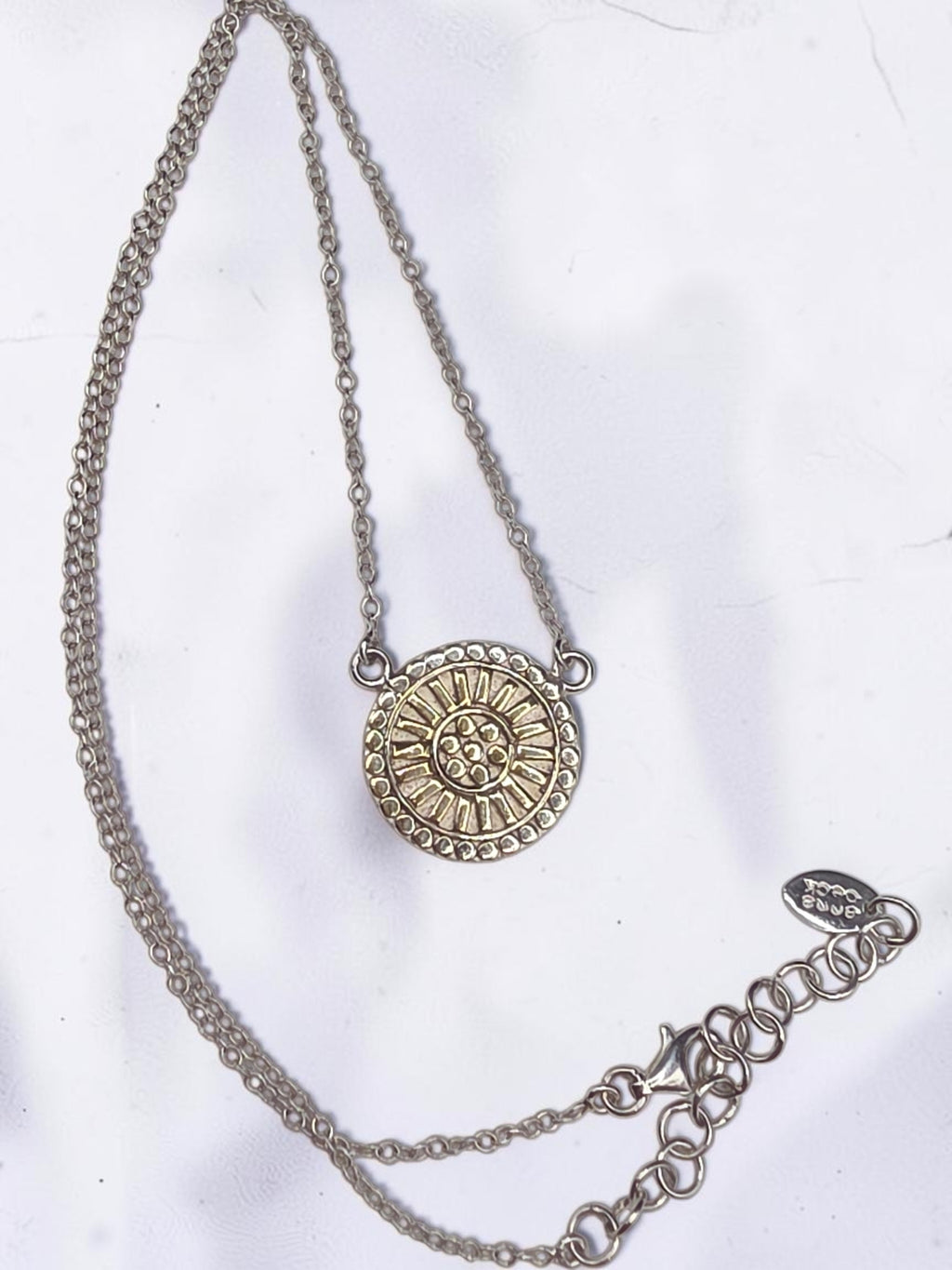 Sterling Silver Medallion Necklace