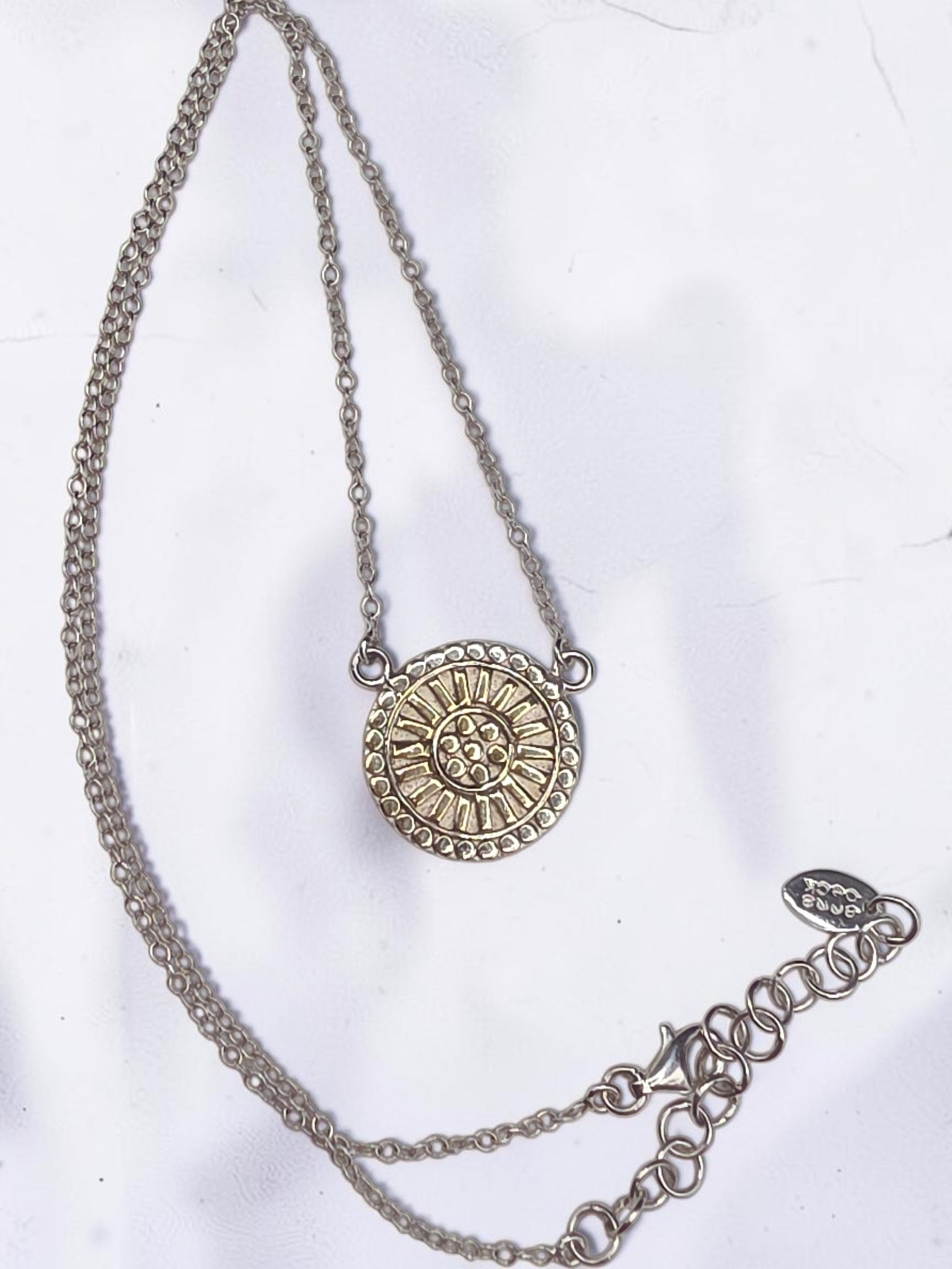 Sterling Silver Medallion Necklace