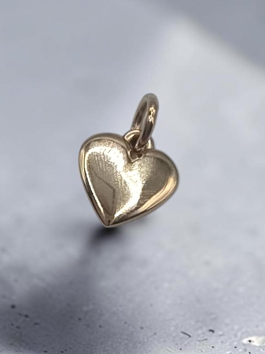James Avery Solid 14K Yellow Gold Heart Charm Pendant