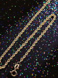 Solid 14K Yellow Gold 1.8mm Rope Chain Bracelet – 7 1/3 Inch