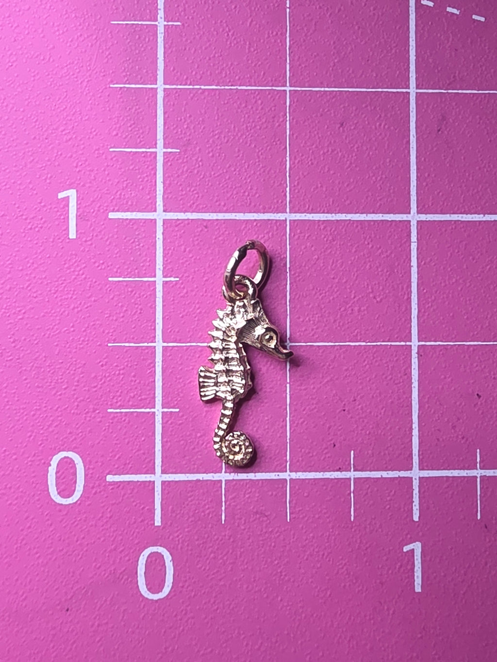 HTF Retired James Avery Solid 14K Gold Seahorse Charm Pendant Rare Holy Grail