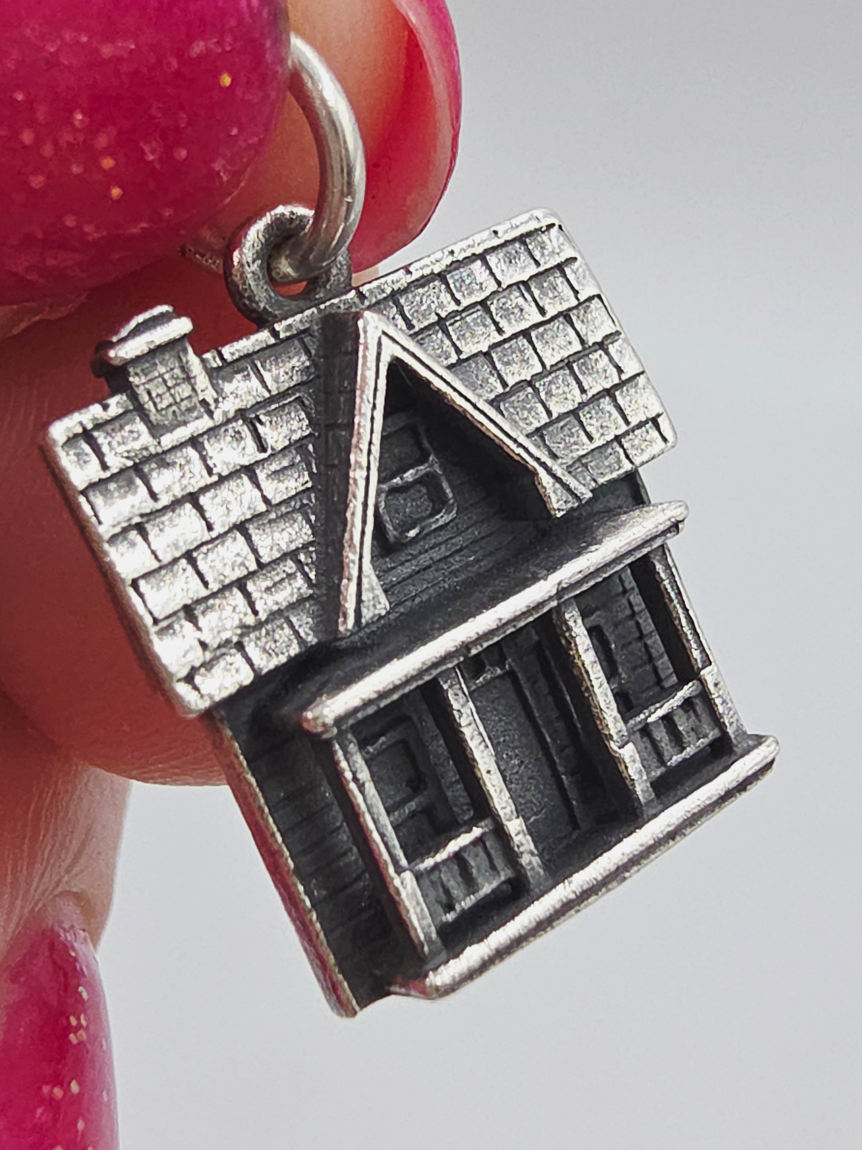James Avery Sterling Silver Home Sweet Home House Charm - RETIRED