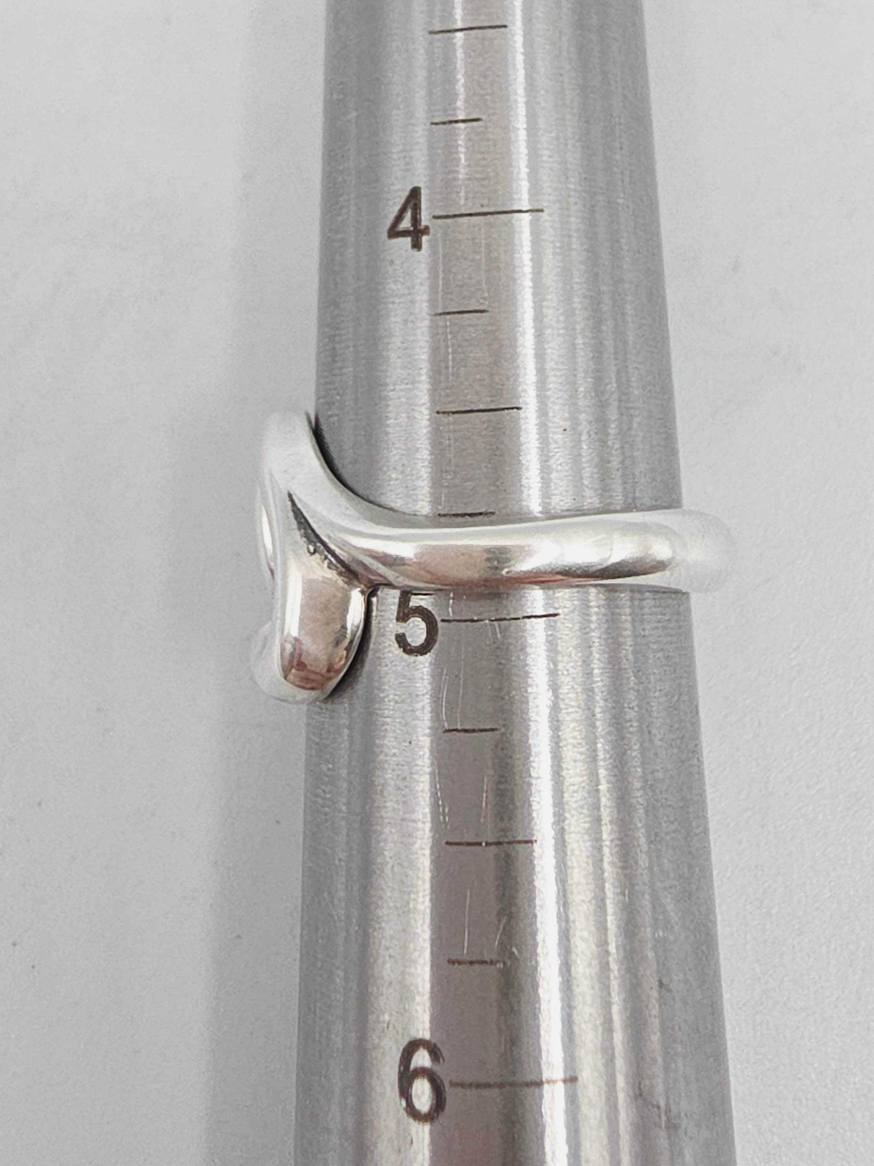 RETIRED James Avery Two Intertwined Hearts Linked Together Ring - Size 4.75