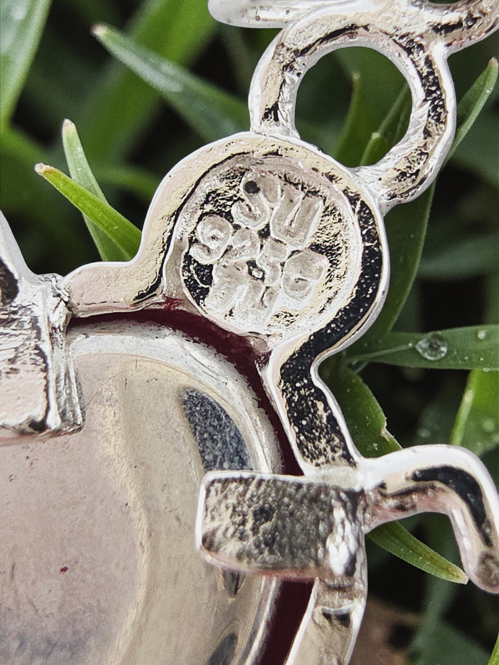 925 Sterling Silver Ladybug Insect Charm Pendant