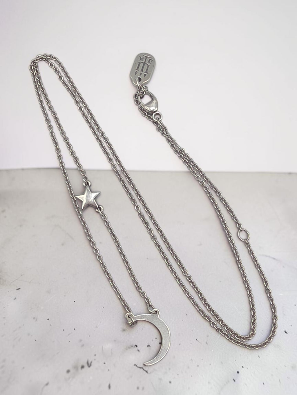 James Avery Sterling Silver Shoot for the Moon Star Necklace - Adjustable 18"-20"