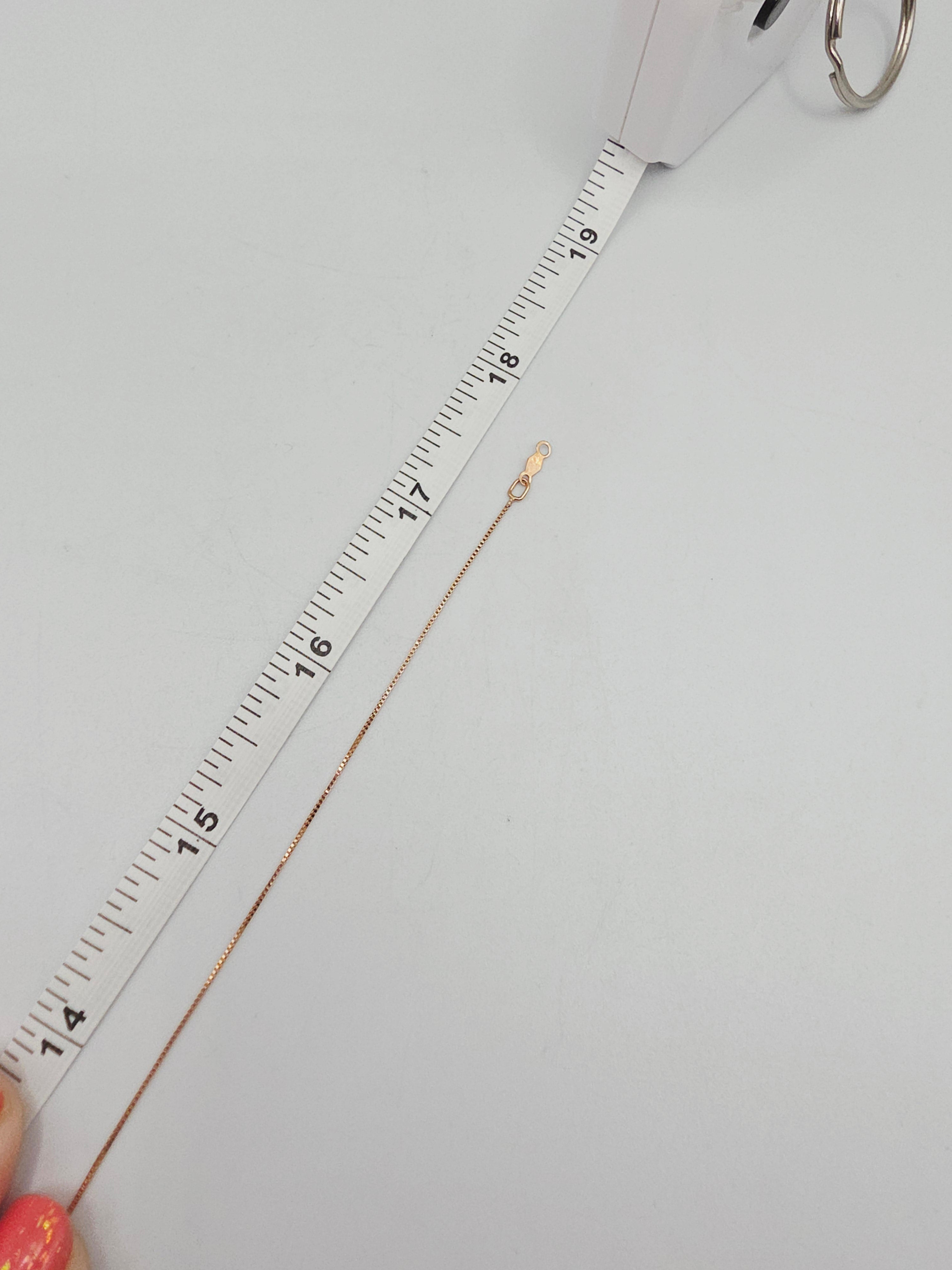 Solid 10K Yellow Gold Necklace with Morganite Pendant - 18 Inches