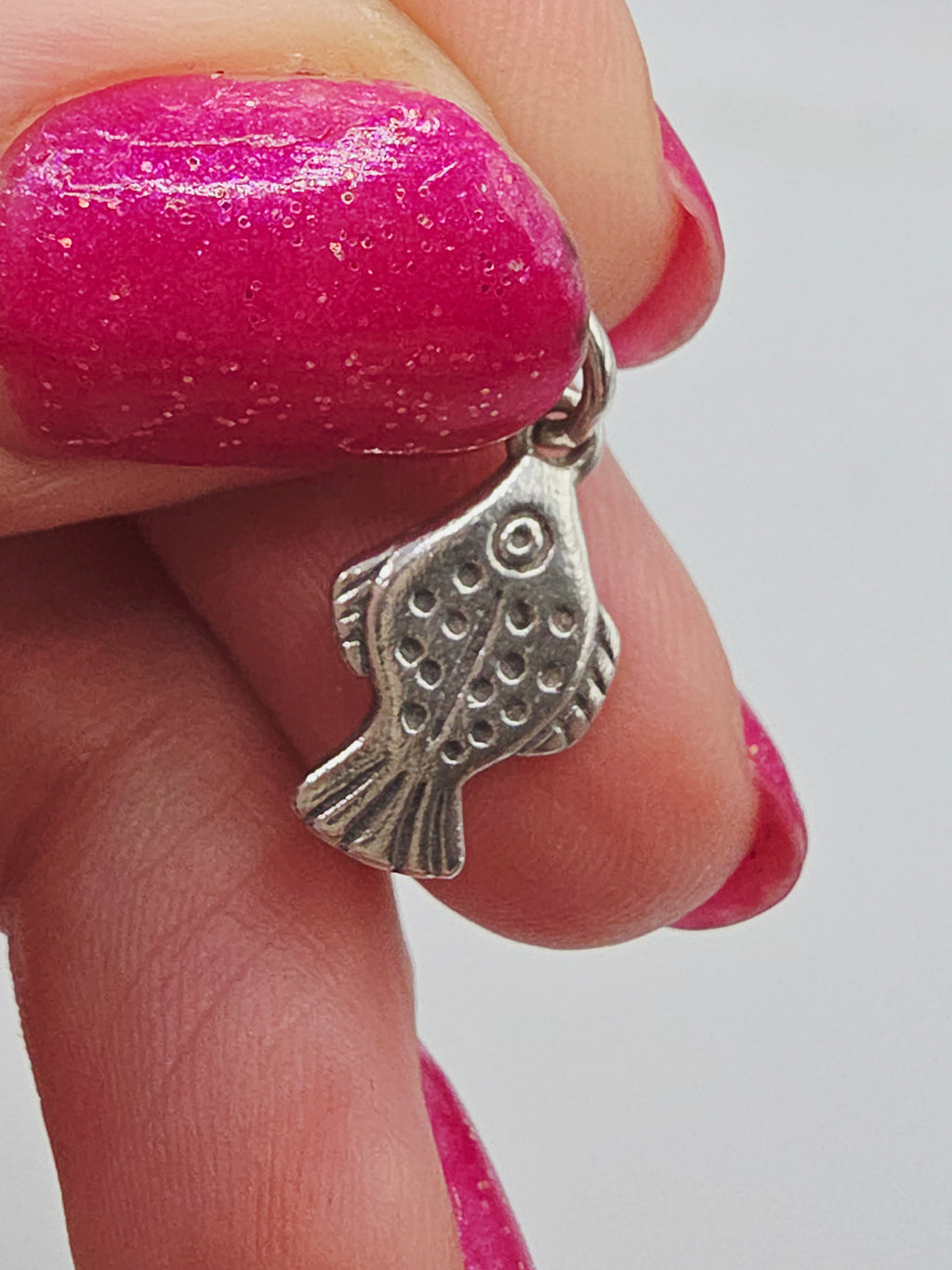 RETIRED James Avery Spotted Flounder Fish Charm - 925 Silver - BOX - UNCUT