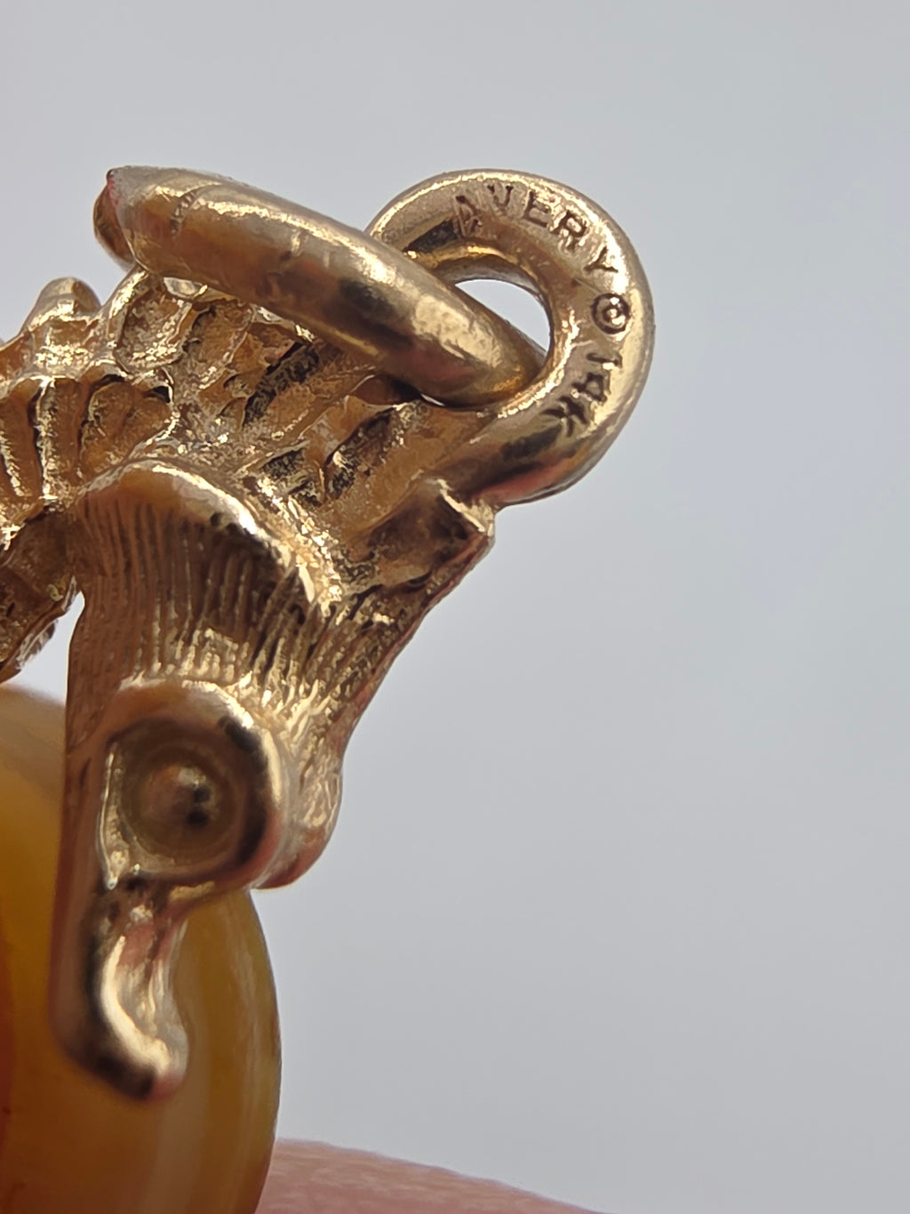 HTF Retired James Avery Solid 14K Gold Seahorse Charm Pendant Rare Holy Grail