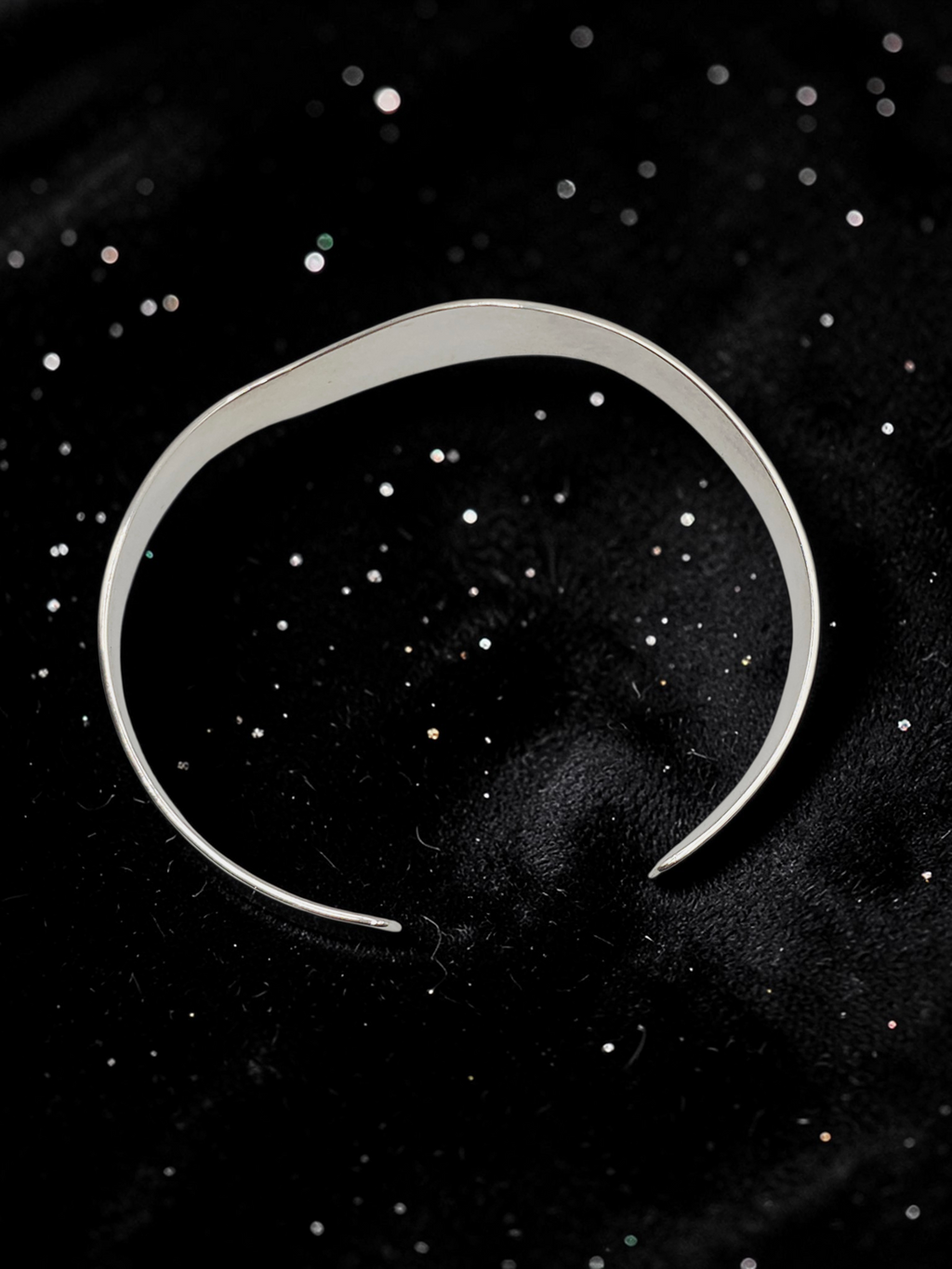 RETIRED James Avery Wavy Sterling Silver  Cuff Bracelet 925 - 7 Inch