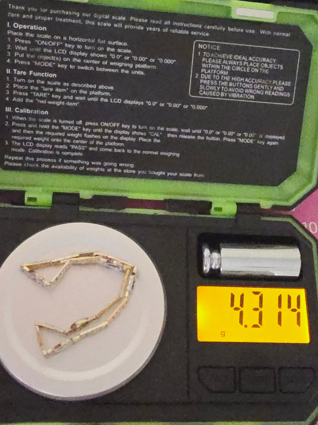 Solid 10K Yellow Gold Nugget Link Heart Bracelet - 7 Inch