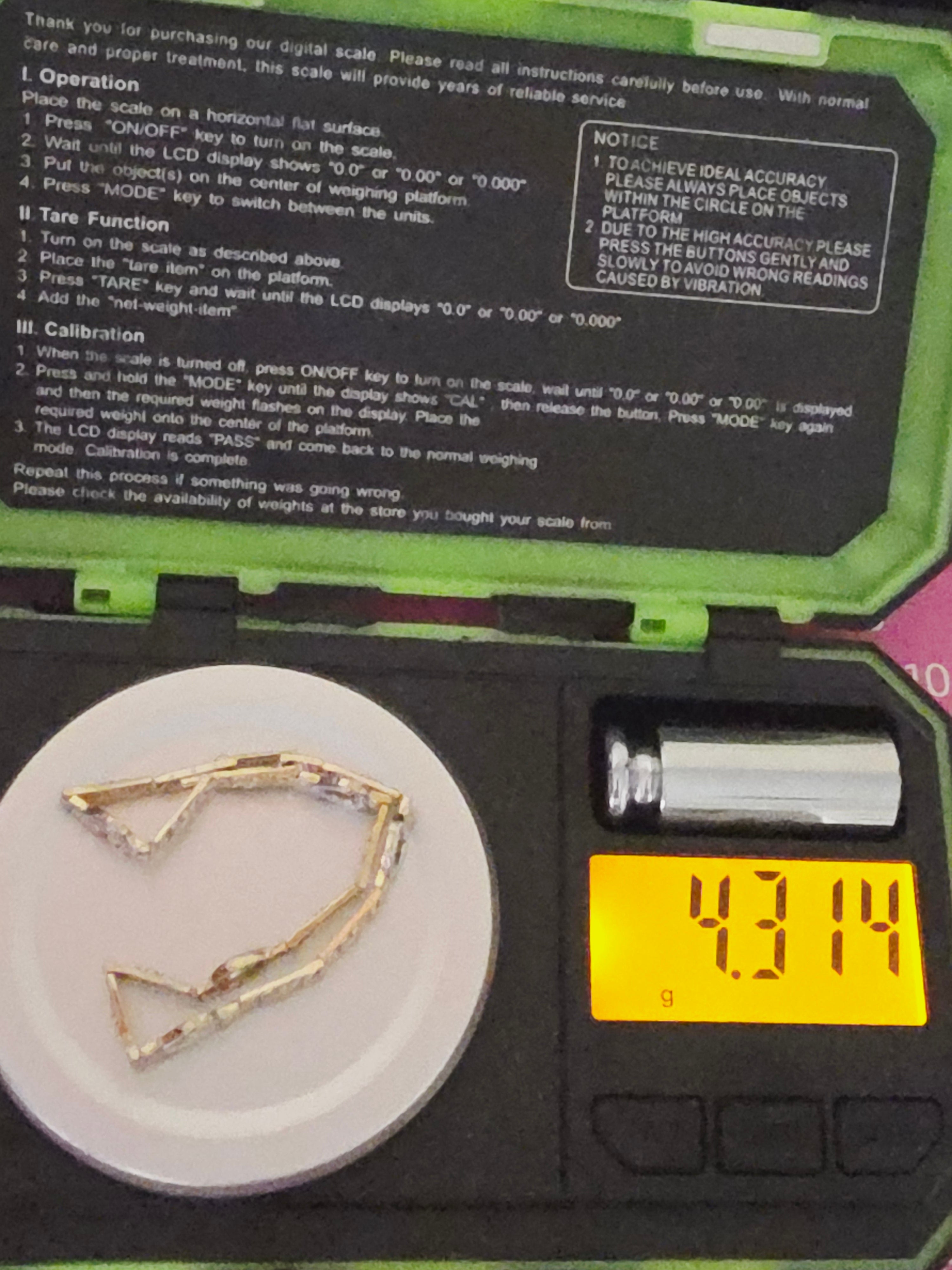 Solid 10K Yellow Gold Nugget Link Heart Bracelet - 7 Inch