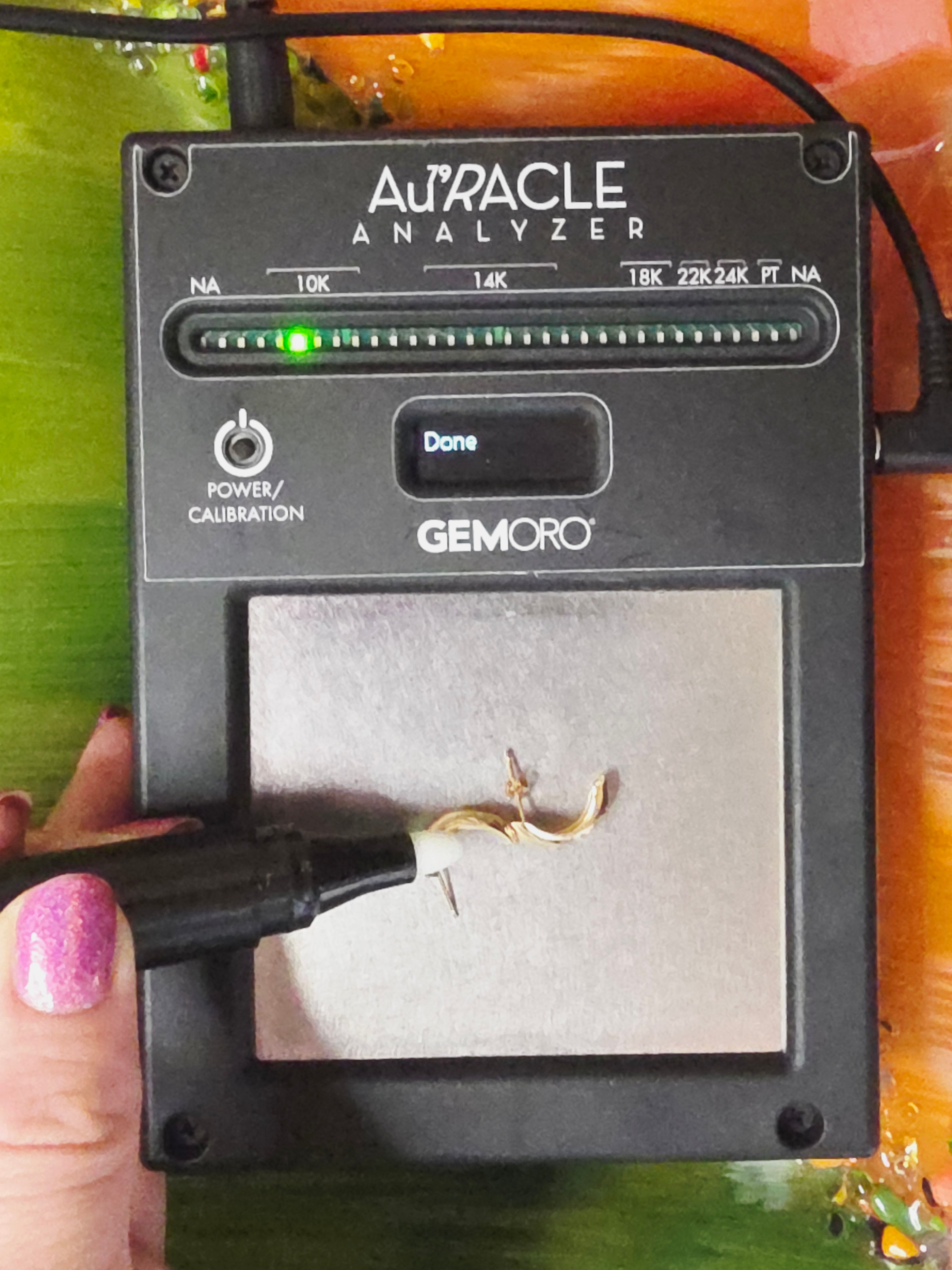 Solid 10K Yellow Gold Dual Textured Half-Hoop Earrings