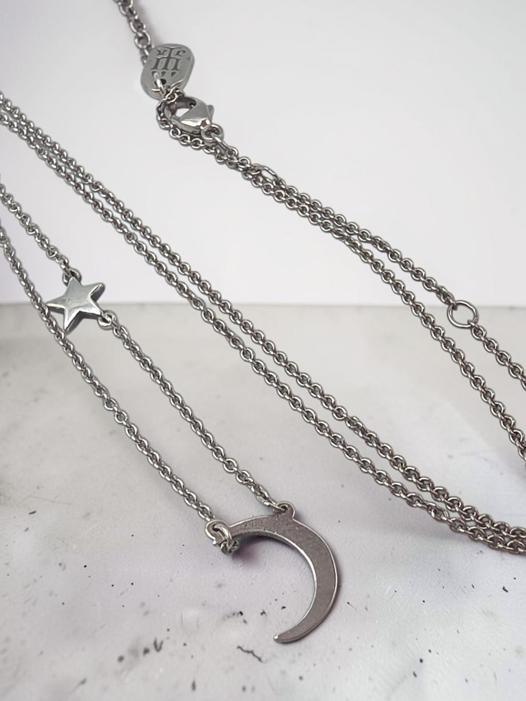 James Avery Sterling Silver Shoot for the Moon Star Necklace - Adjustable 18"-20"