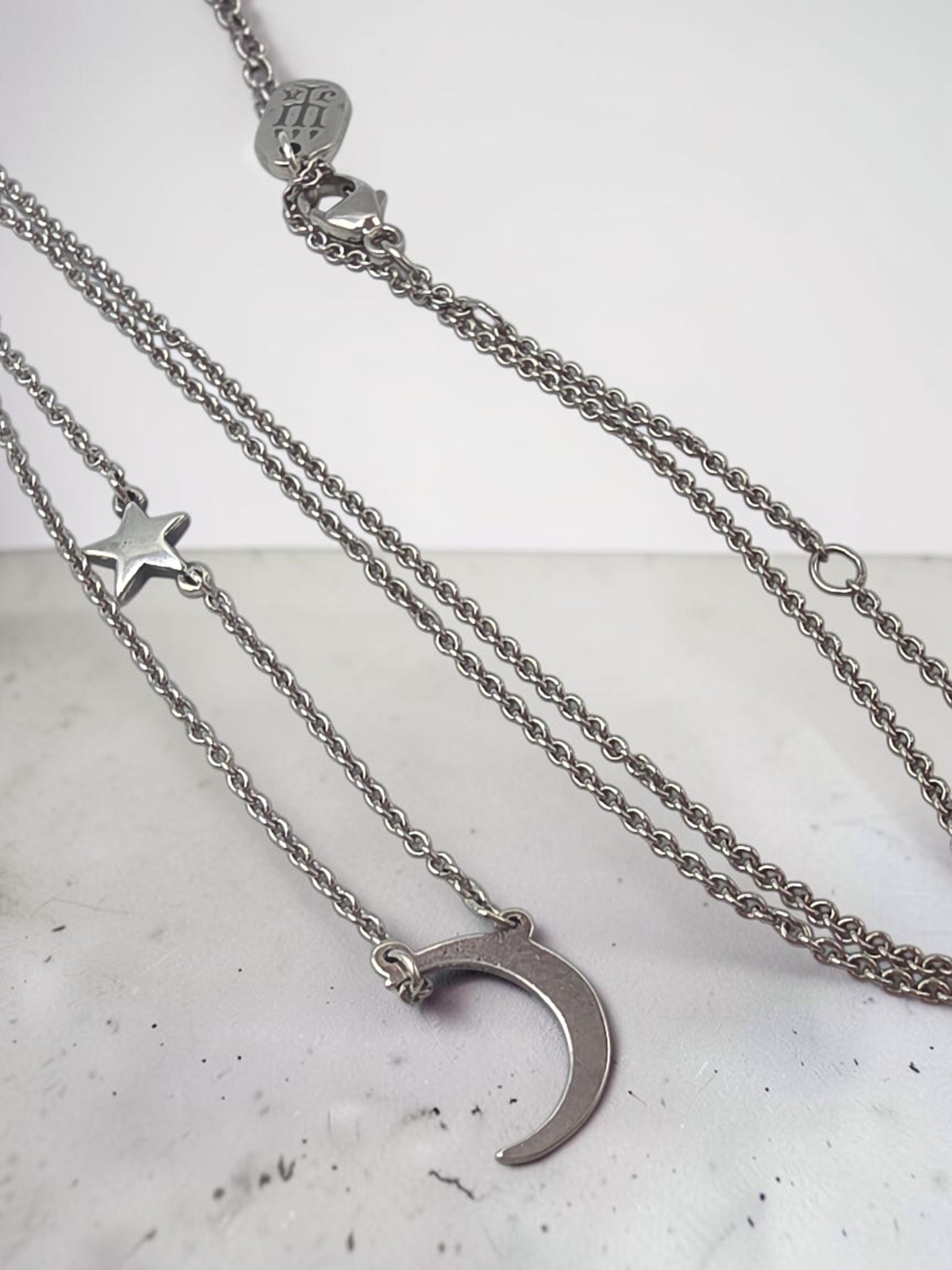 James Avery Sterling Silver Shoot for the Moon Star Necklace - Adjustable 18"-20"