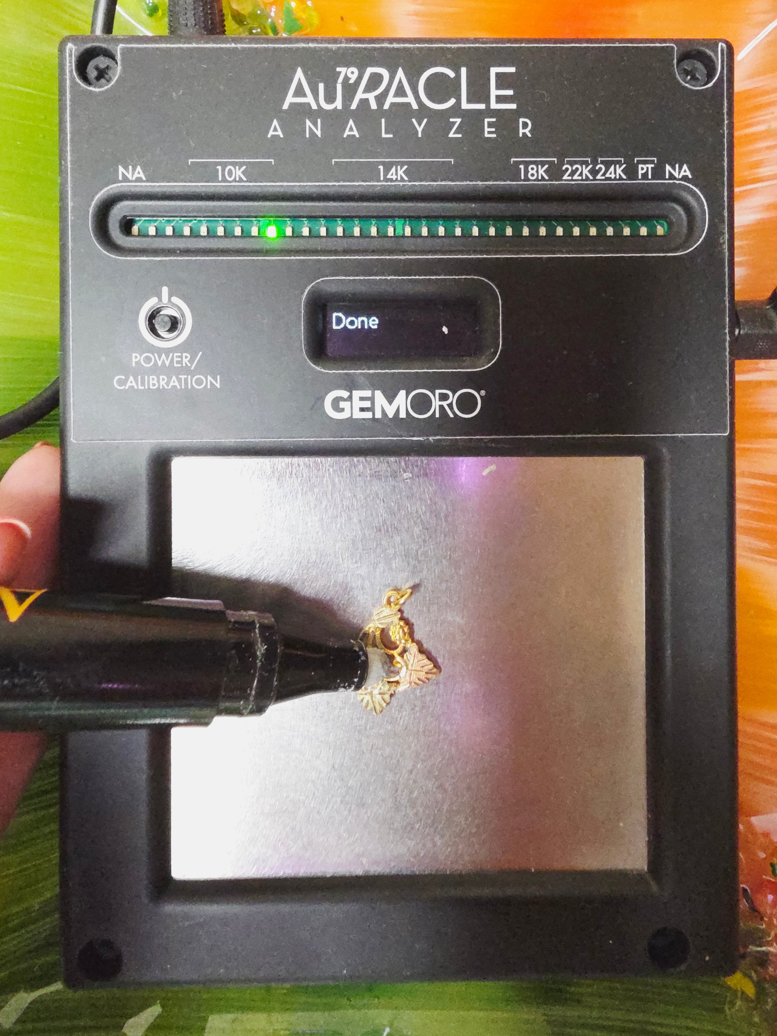 Black Hills Gold Solid 10K Tri-Color Grape & Leaf Necklace Pendant