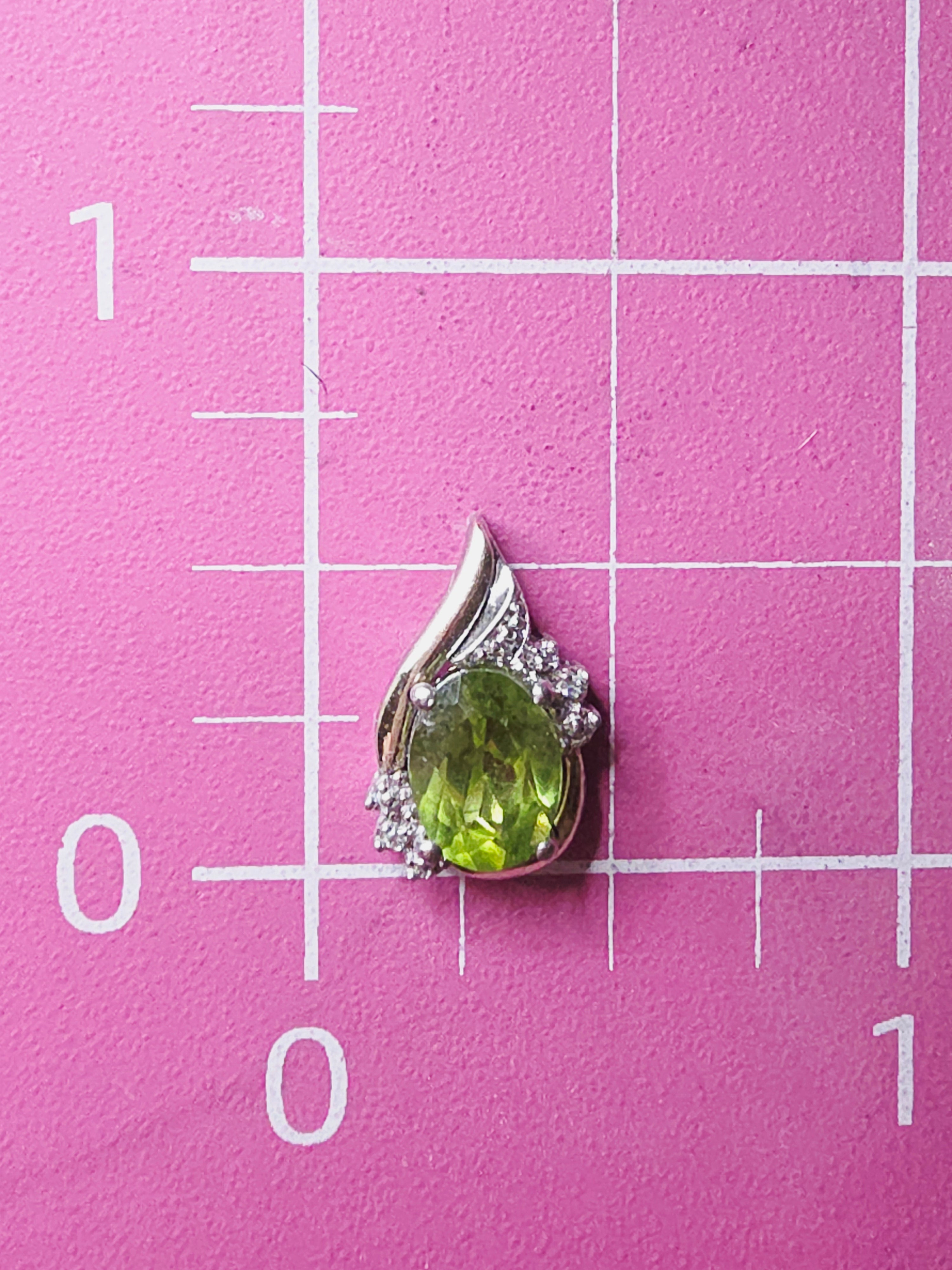 Alwand Vahan Sterling Silver & 10K Gold Peridot Pendant with Diamond Accents