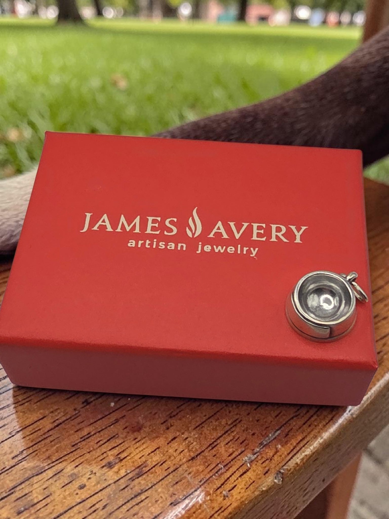 Retired James Avery Dog or Cat Pet Food Bowl 925 Sterling Silver Charm